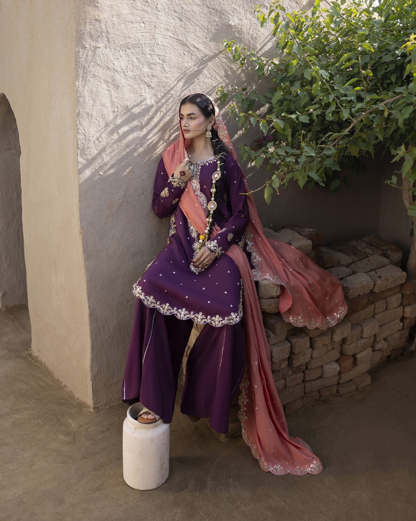 Heer Silk ZQ 2630 Purple