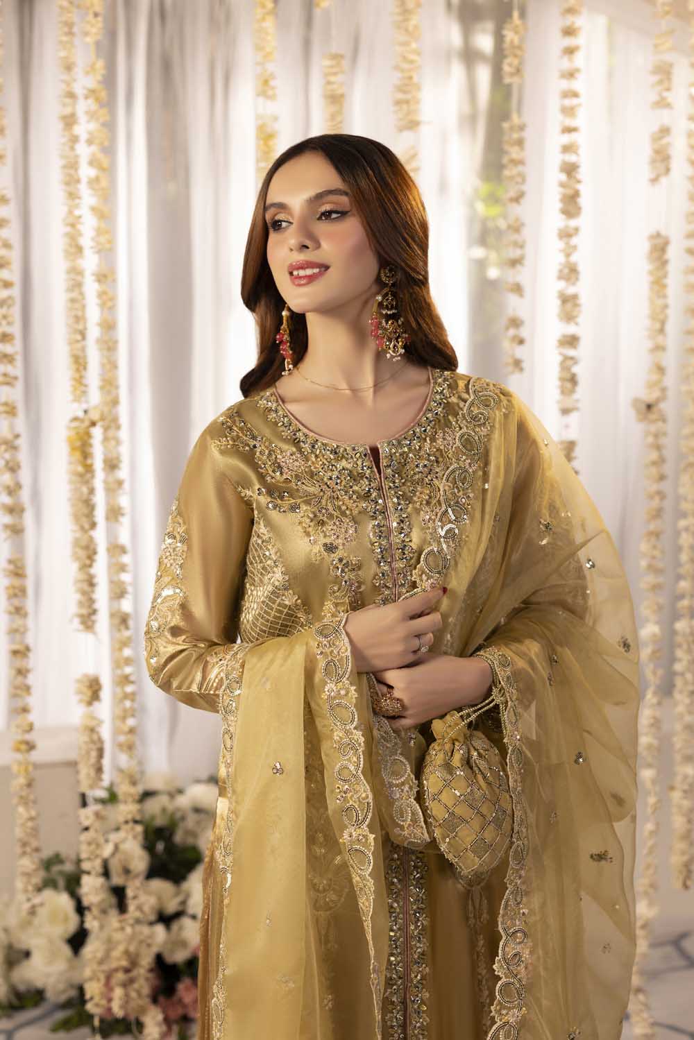Zardozi Nikkah Edit 2573 Honey