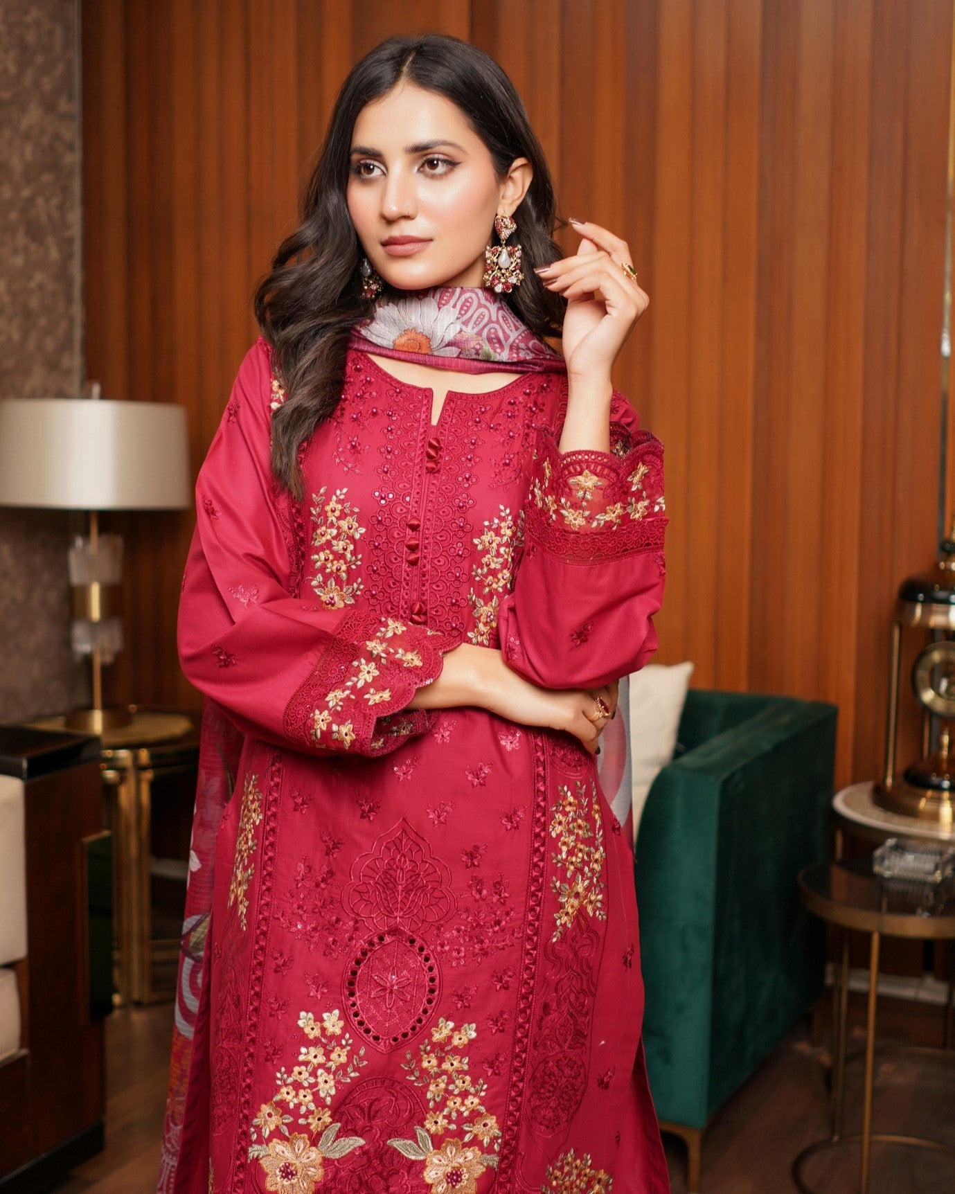 Munira 6 Luxury MSL 03 Mehroon