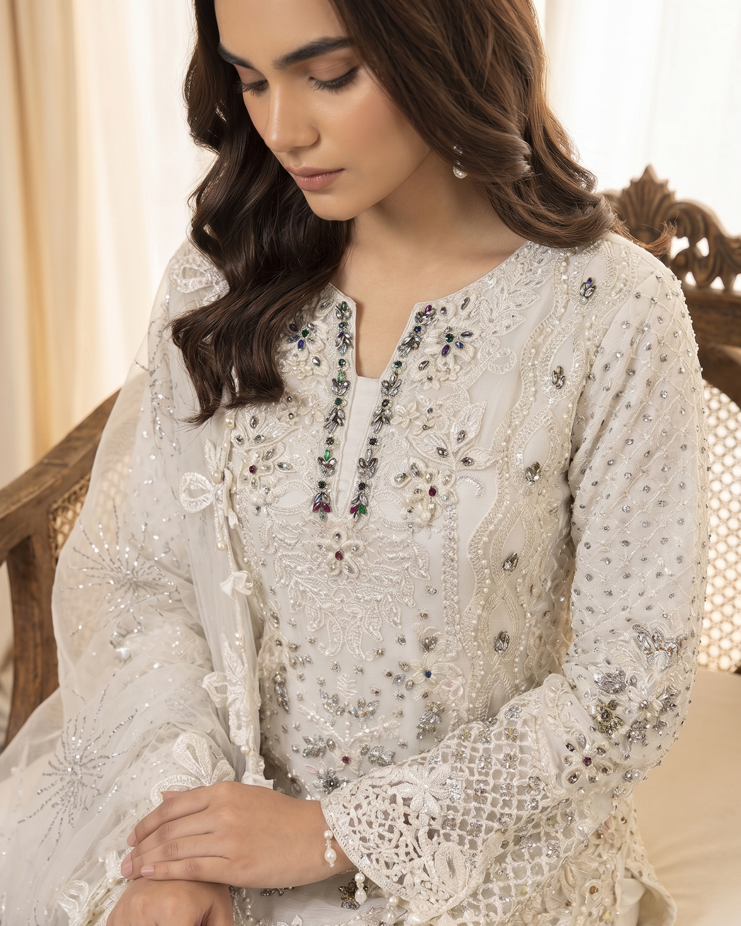 Chandni Haze Off White