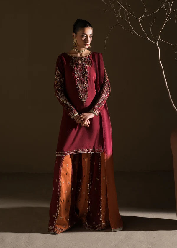 Abeer ZQ 2622 Mehroon