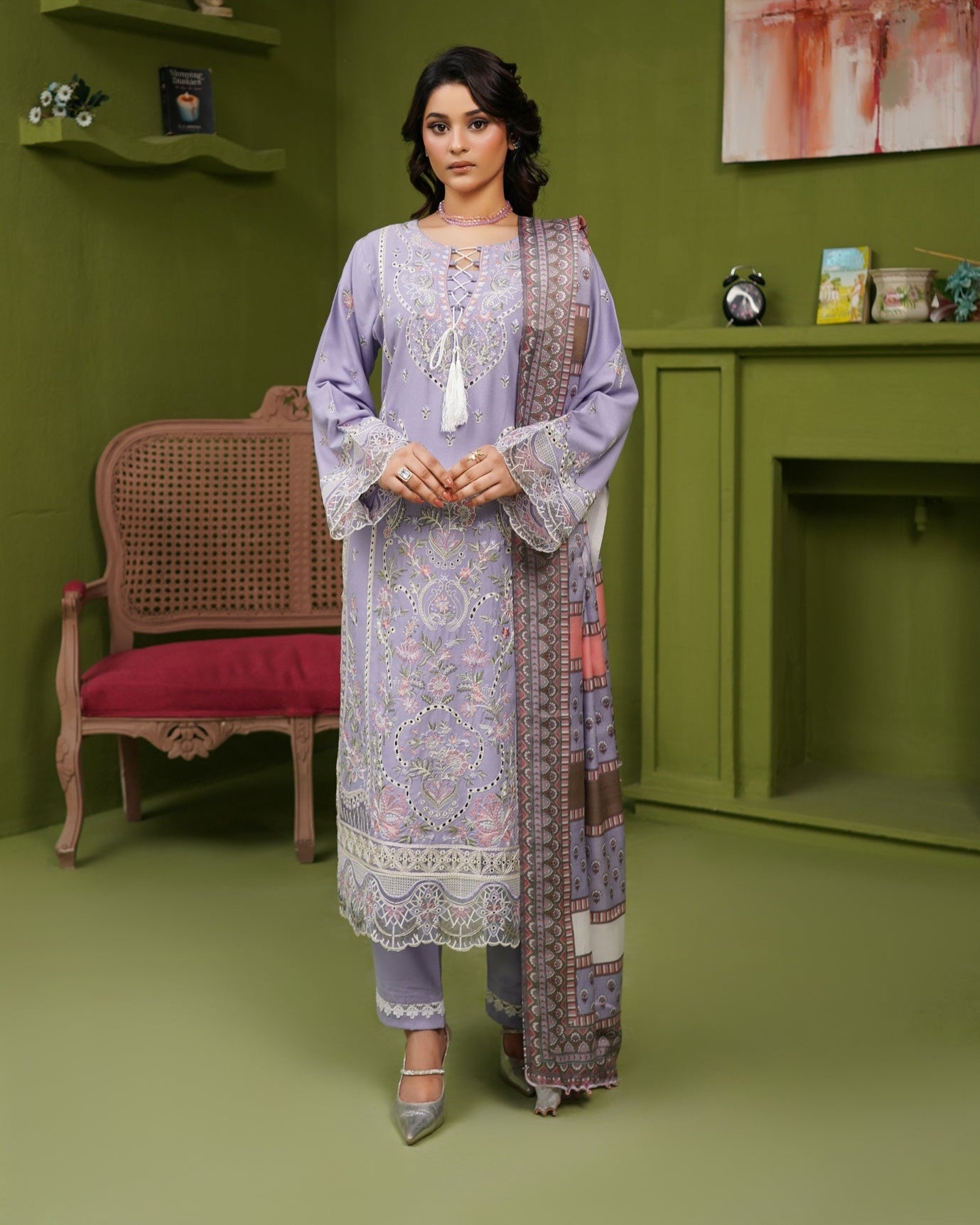 Munira 7 Chic Dhanak Levender