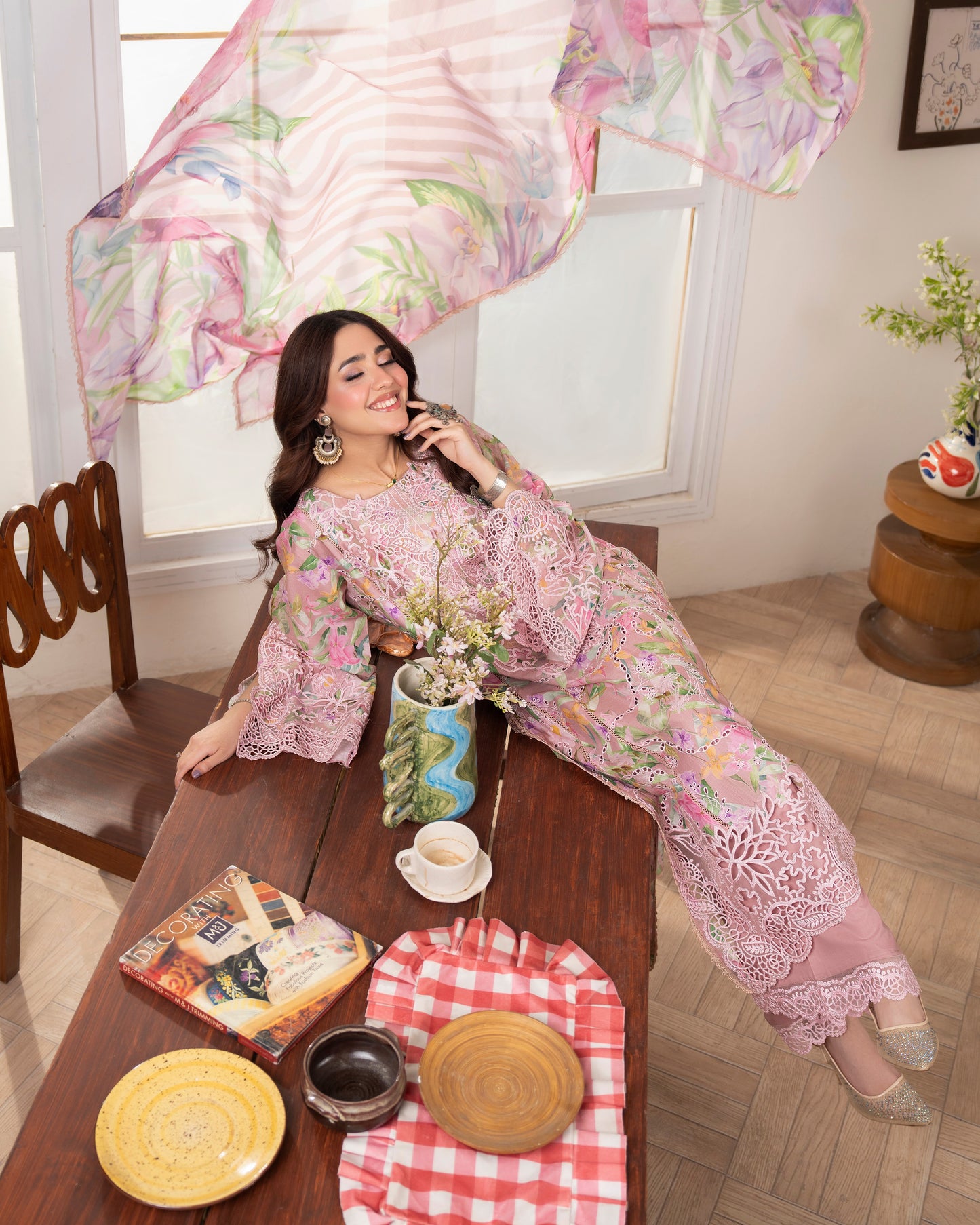 Karma Gul-Mahar 1597 Vintage Rose