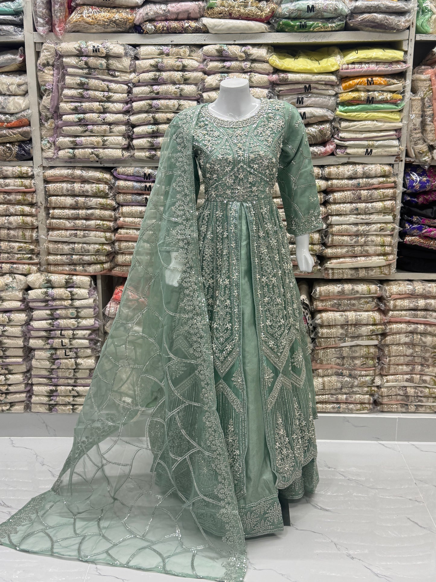 Jahan Ara FG 157 C Green