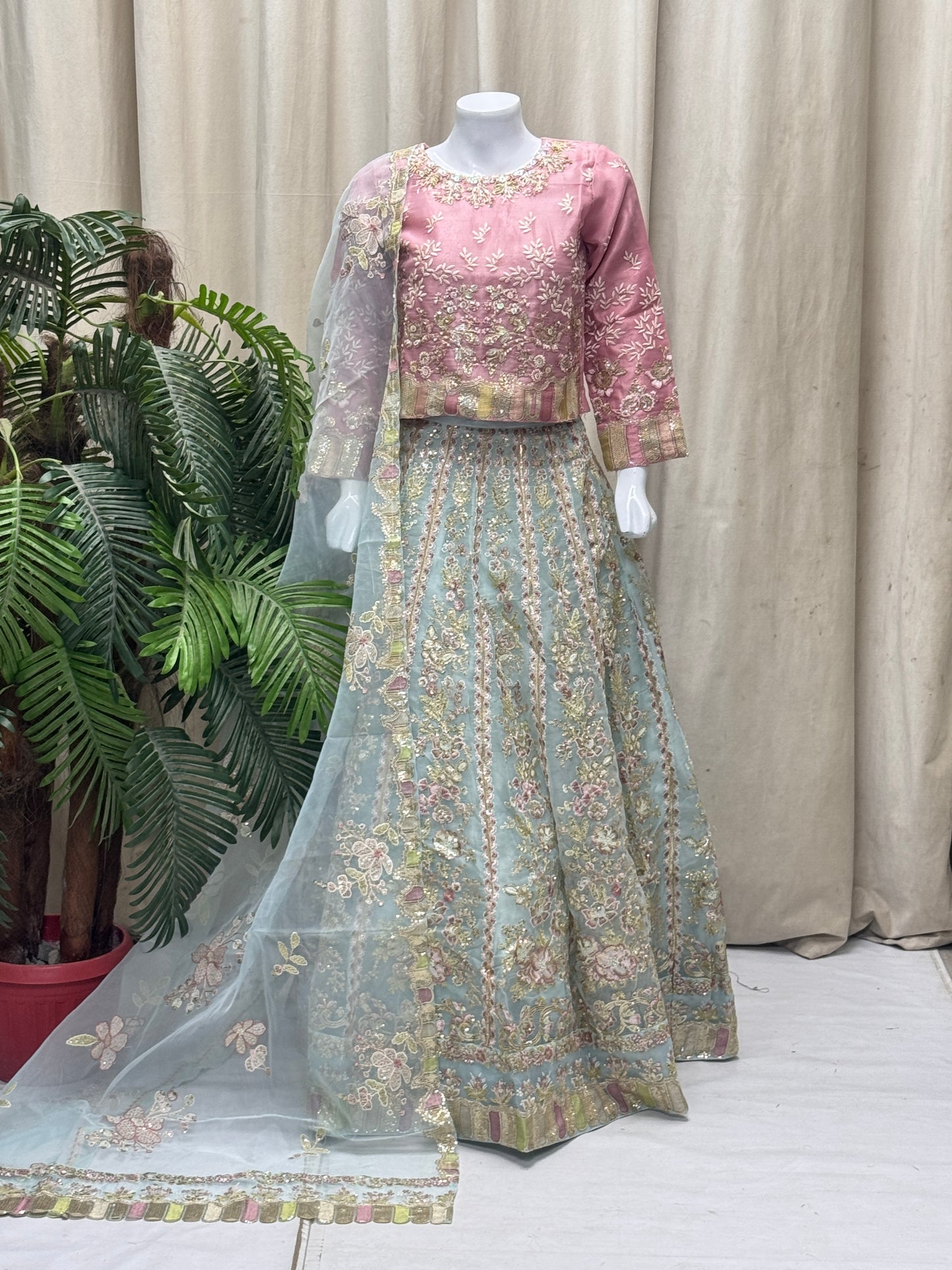 Noor-e-Bahar FG 166 Pink Aqua