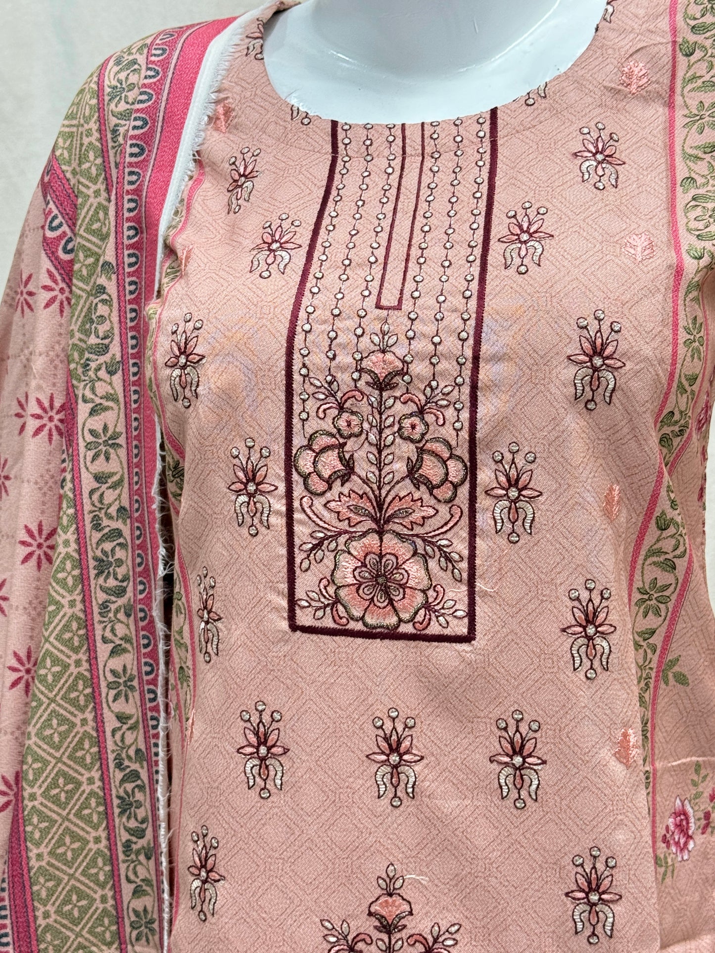 K&R Dhanak - Dhanak Dupatta 419 T Pink