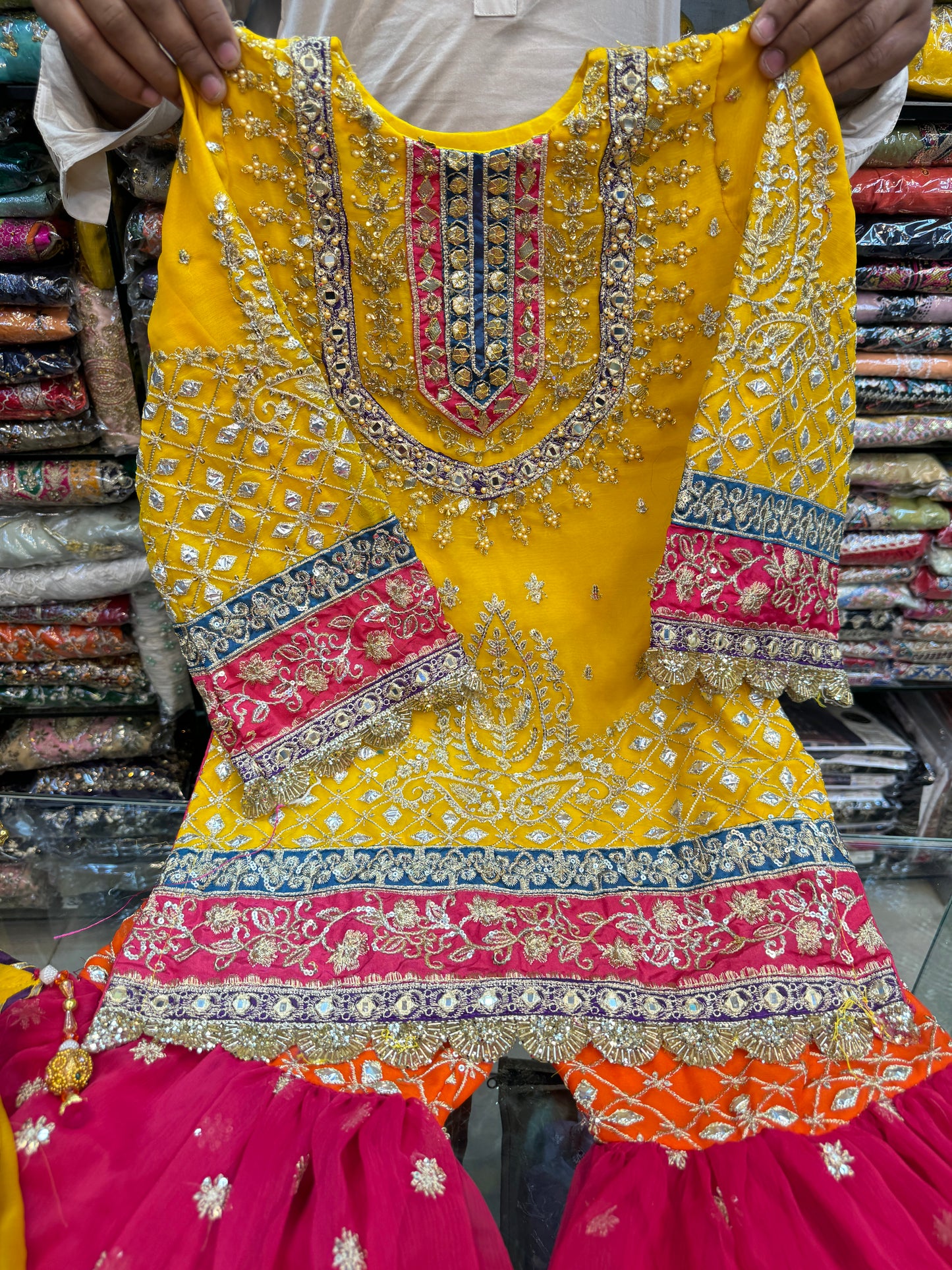 425 By Mohsin Girl Mustard