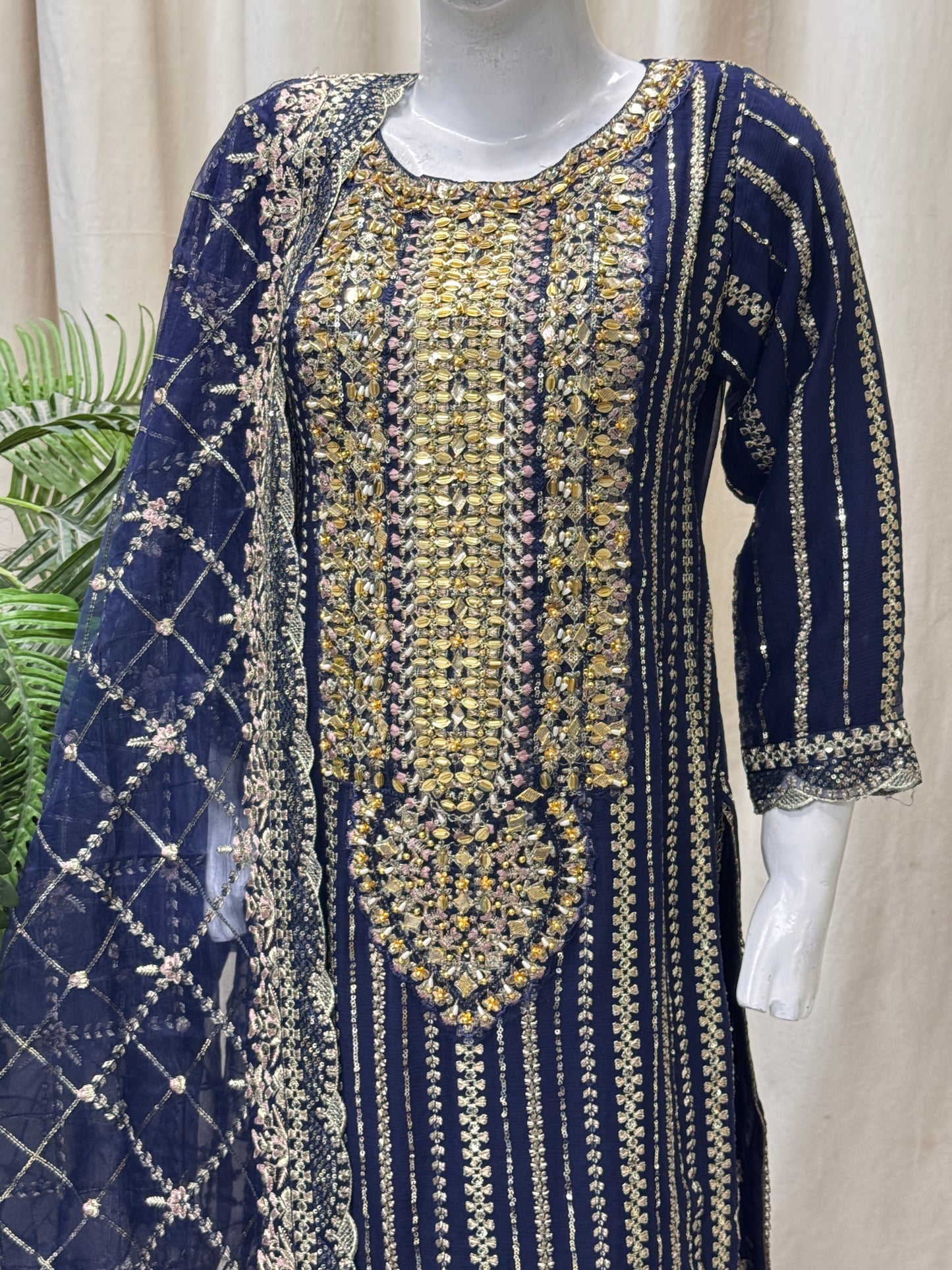 SJ3204 Navy Blue By SH