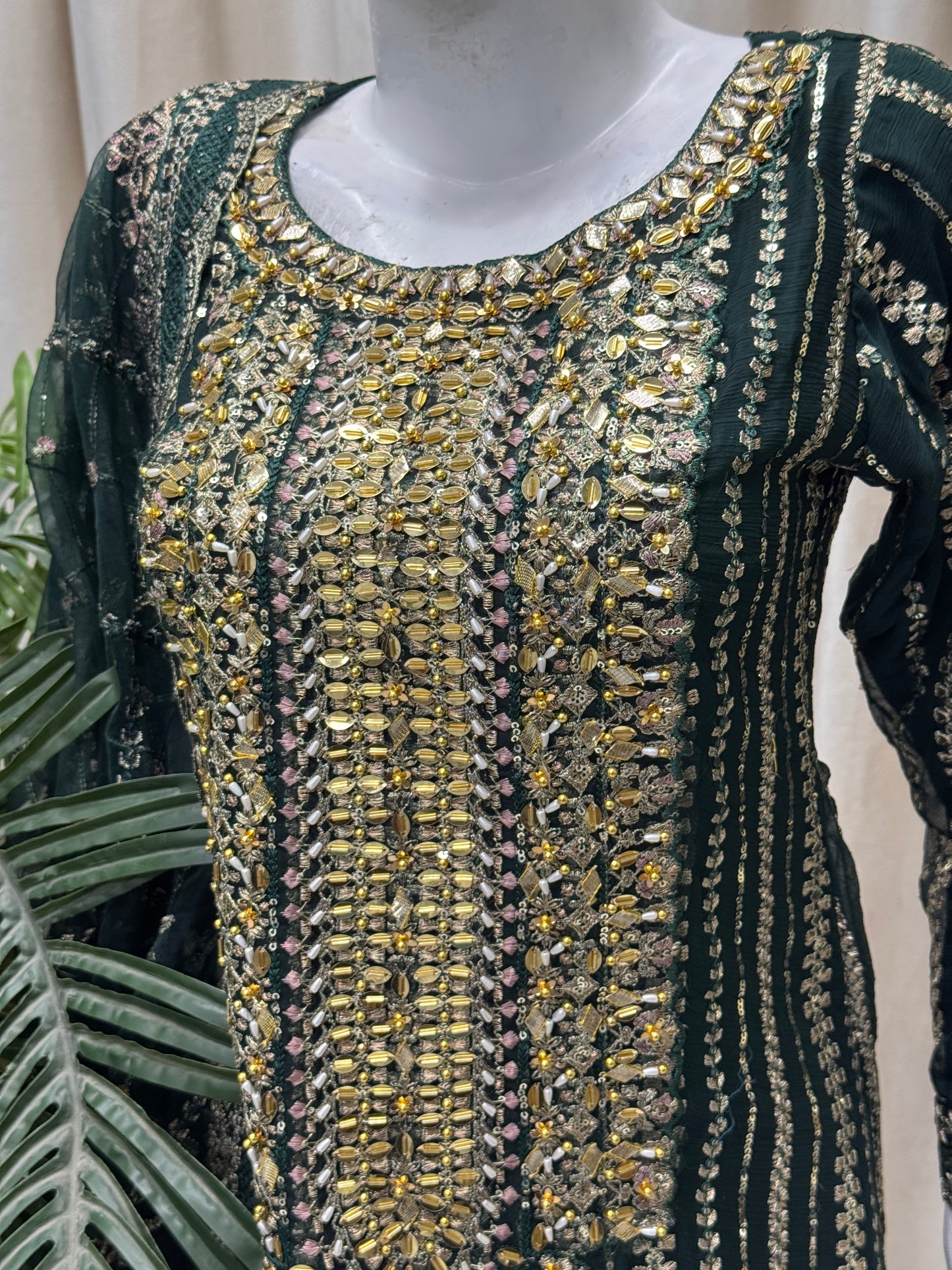 SJ3204 Bottle Green By SH