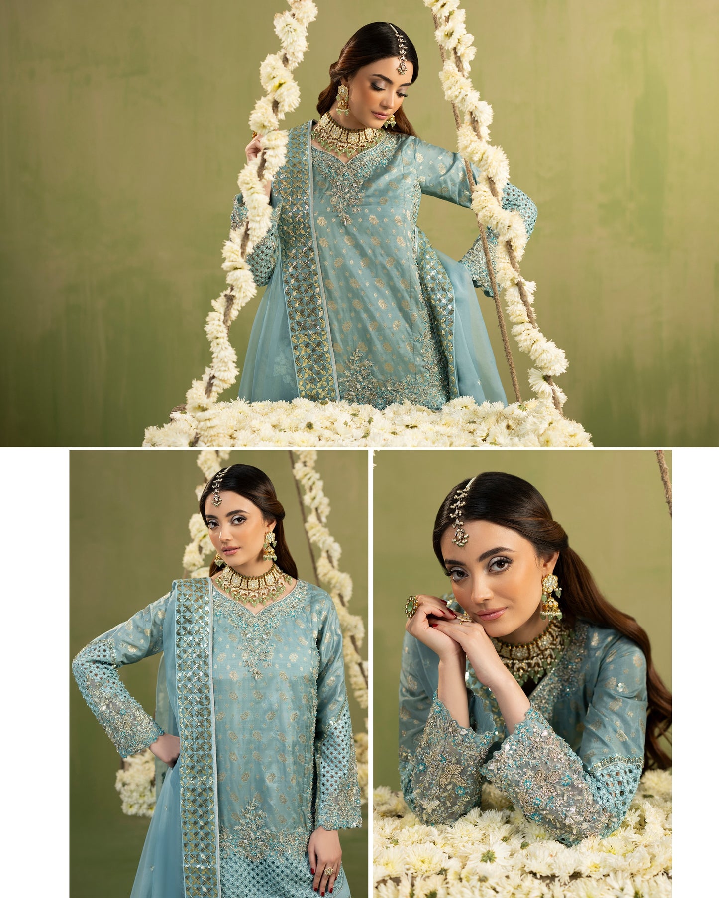 Khawab ZQ 2596 Ice Blue