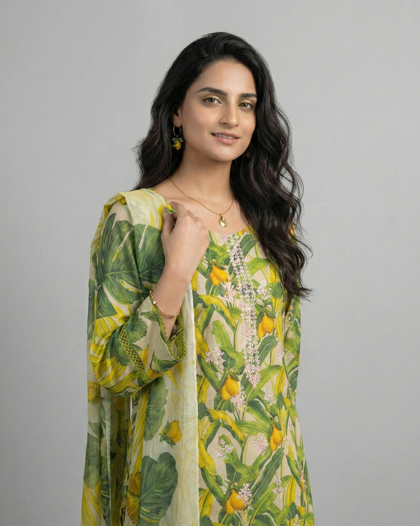 K&R Lawn - Chiffon Dupatta 567 Skin