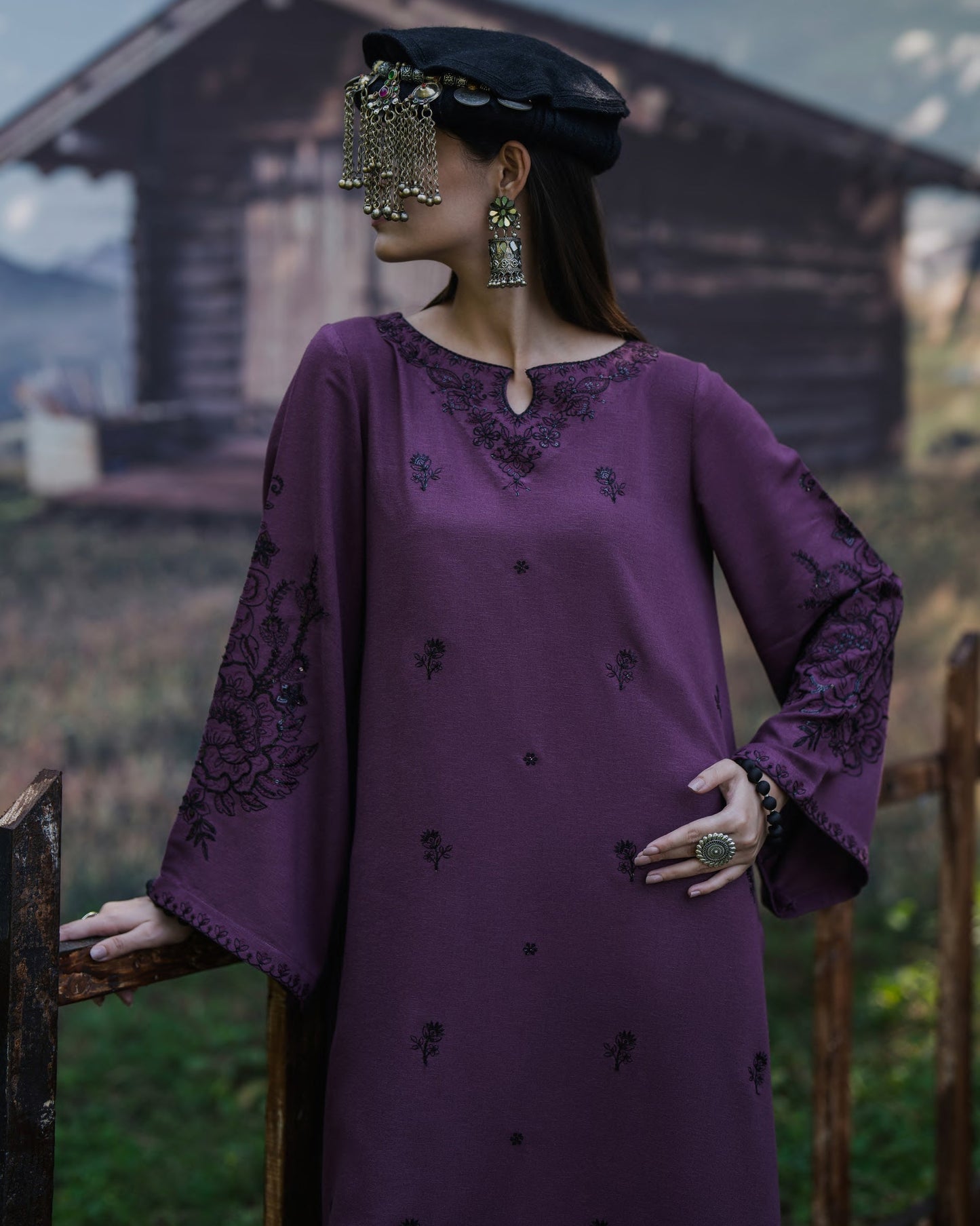 Khunki Dhanak Purple