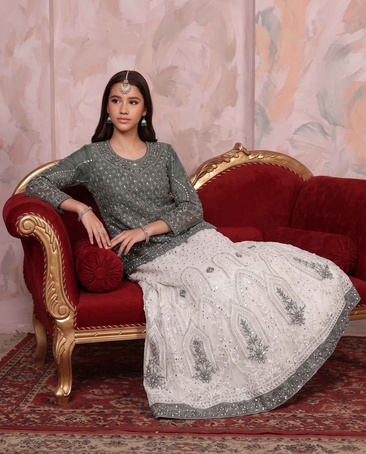Little Princess 697 Grey White
