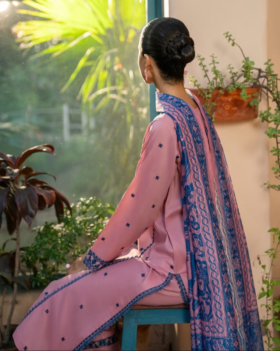 Misha Linen Drop 1 Mauve Pink