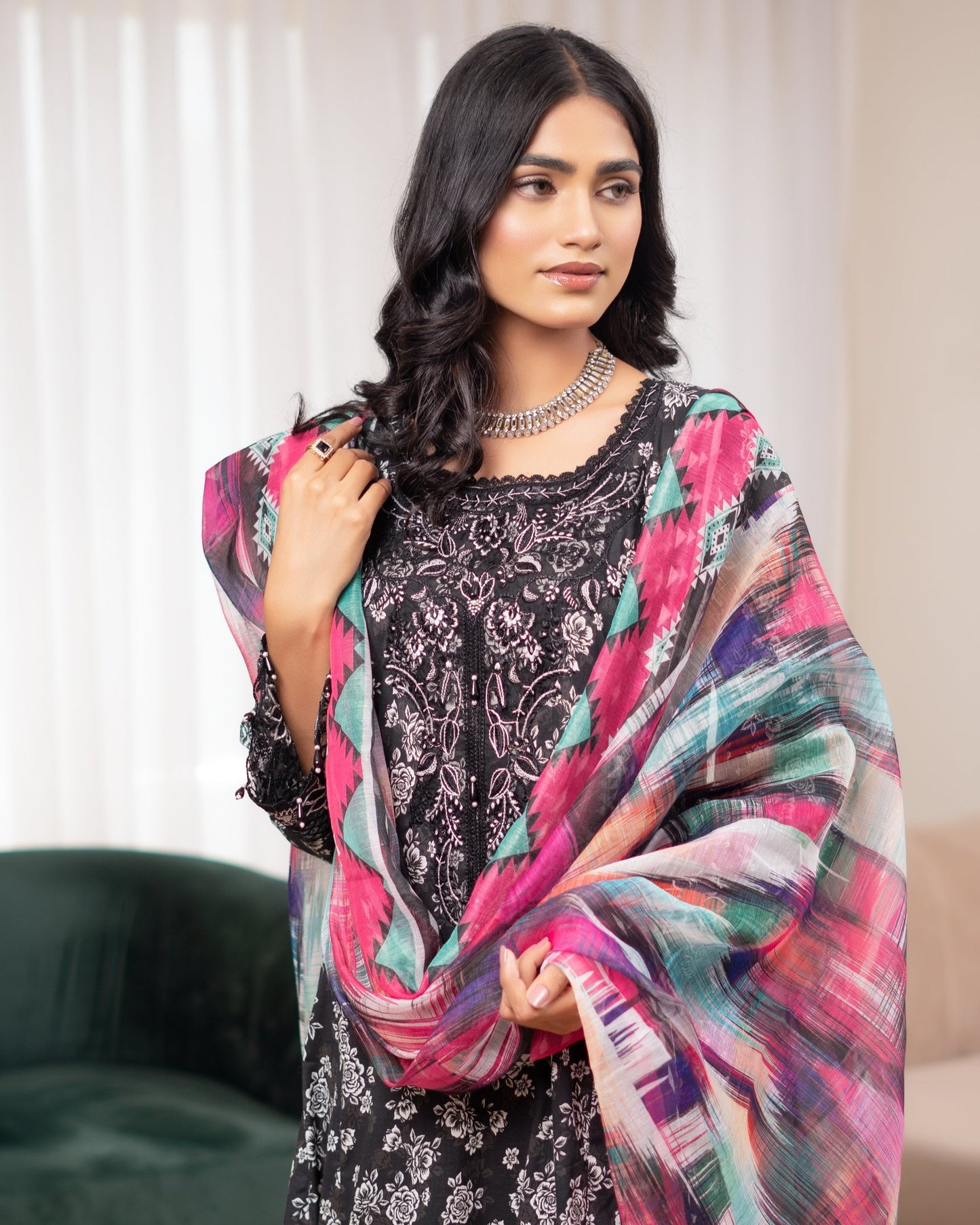 Munira Mehak Shirt MSL 02 Black