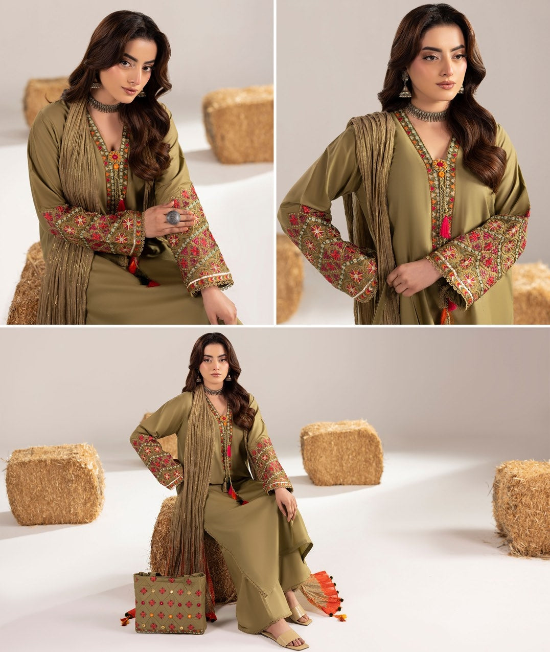 Phulkari ZR 2616 Olive