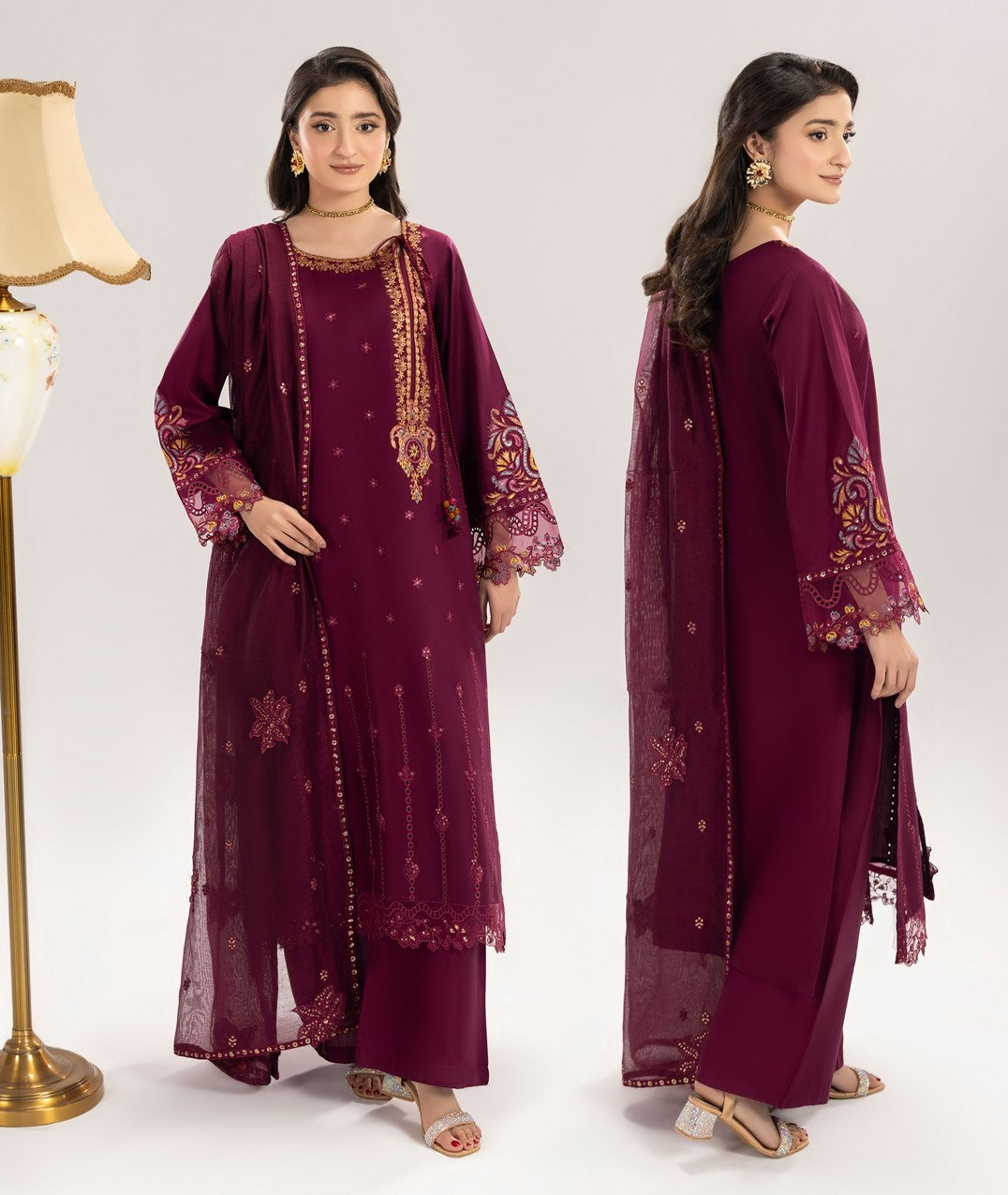 Phulkari Vol II ZR 2618 Mehroon