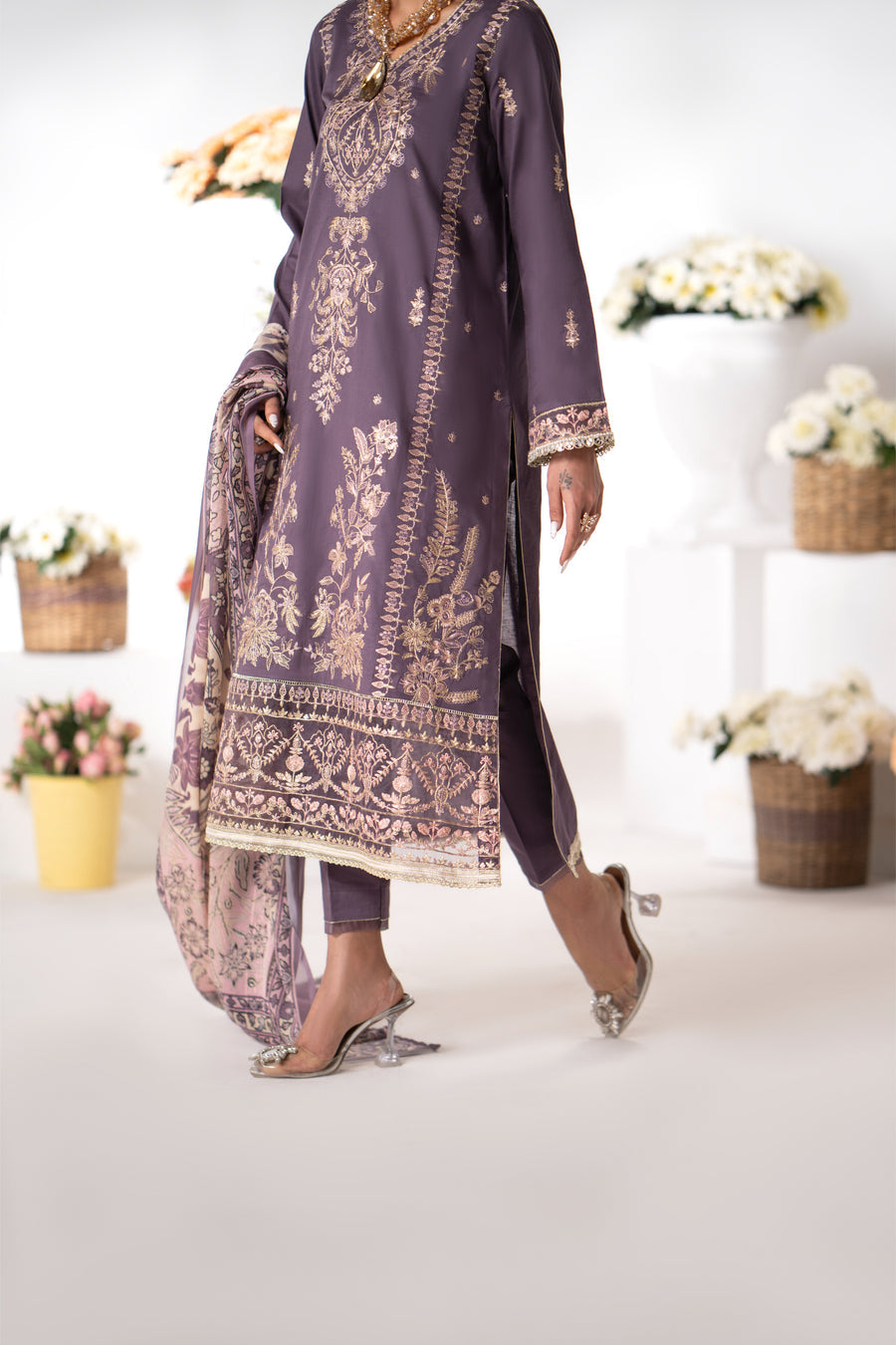 Pas-E-Parda Summer Vol-05 CSL-03 Purple