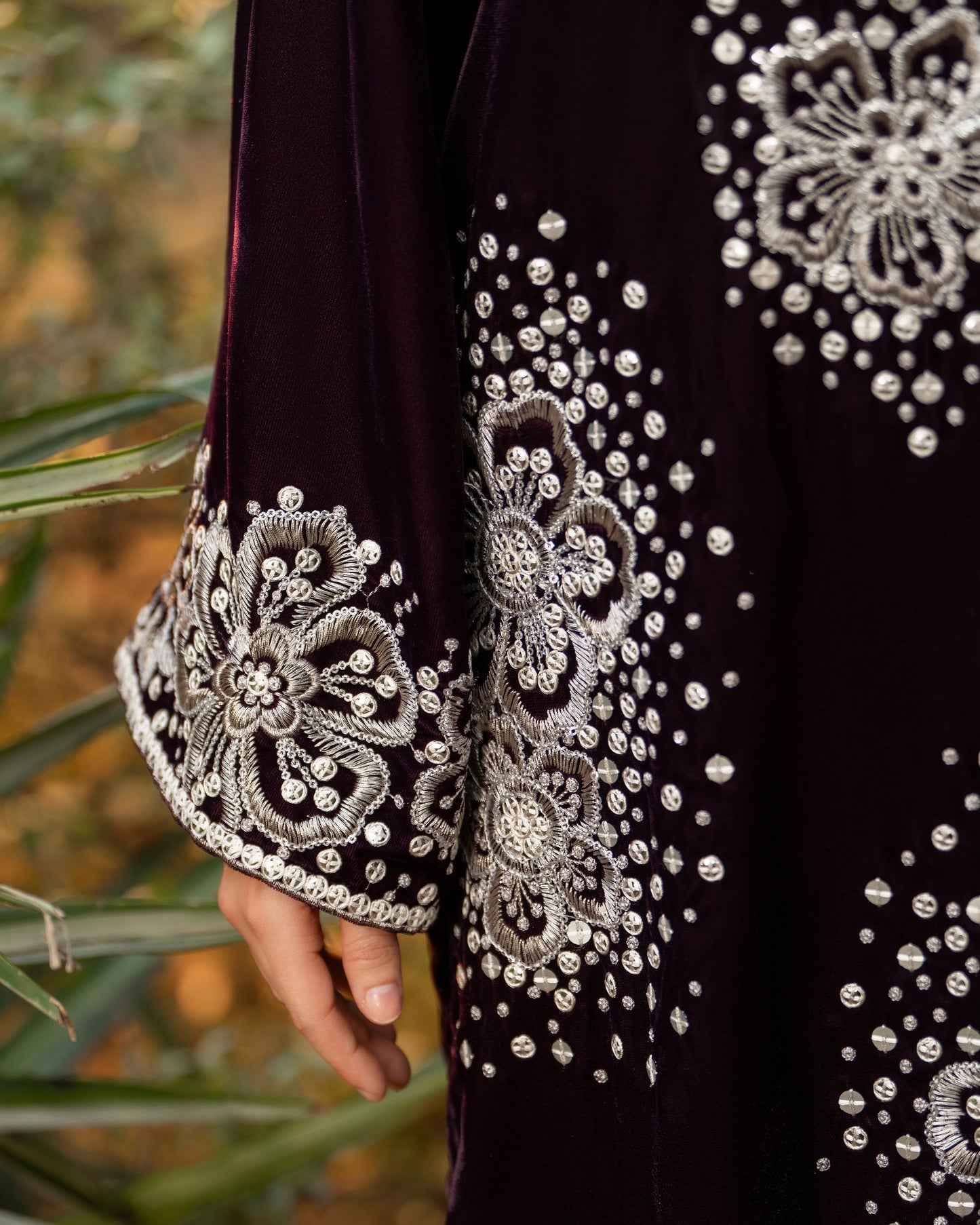 Karma Sehar Velvet 491 Plum