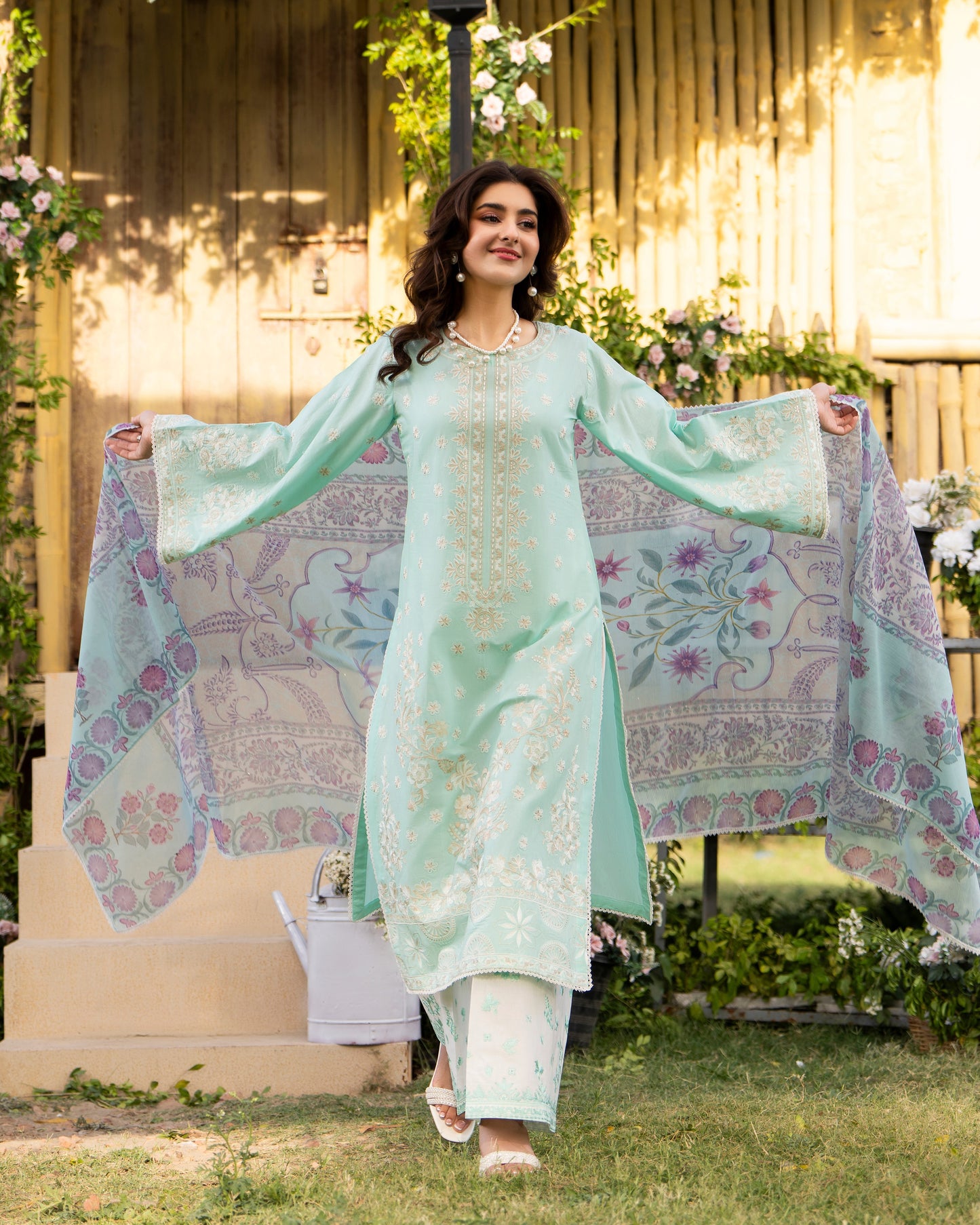 Karma Sunehri 1577 Ice Blue