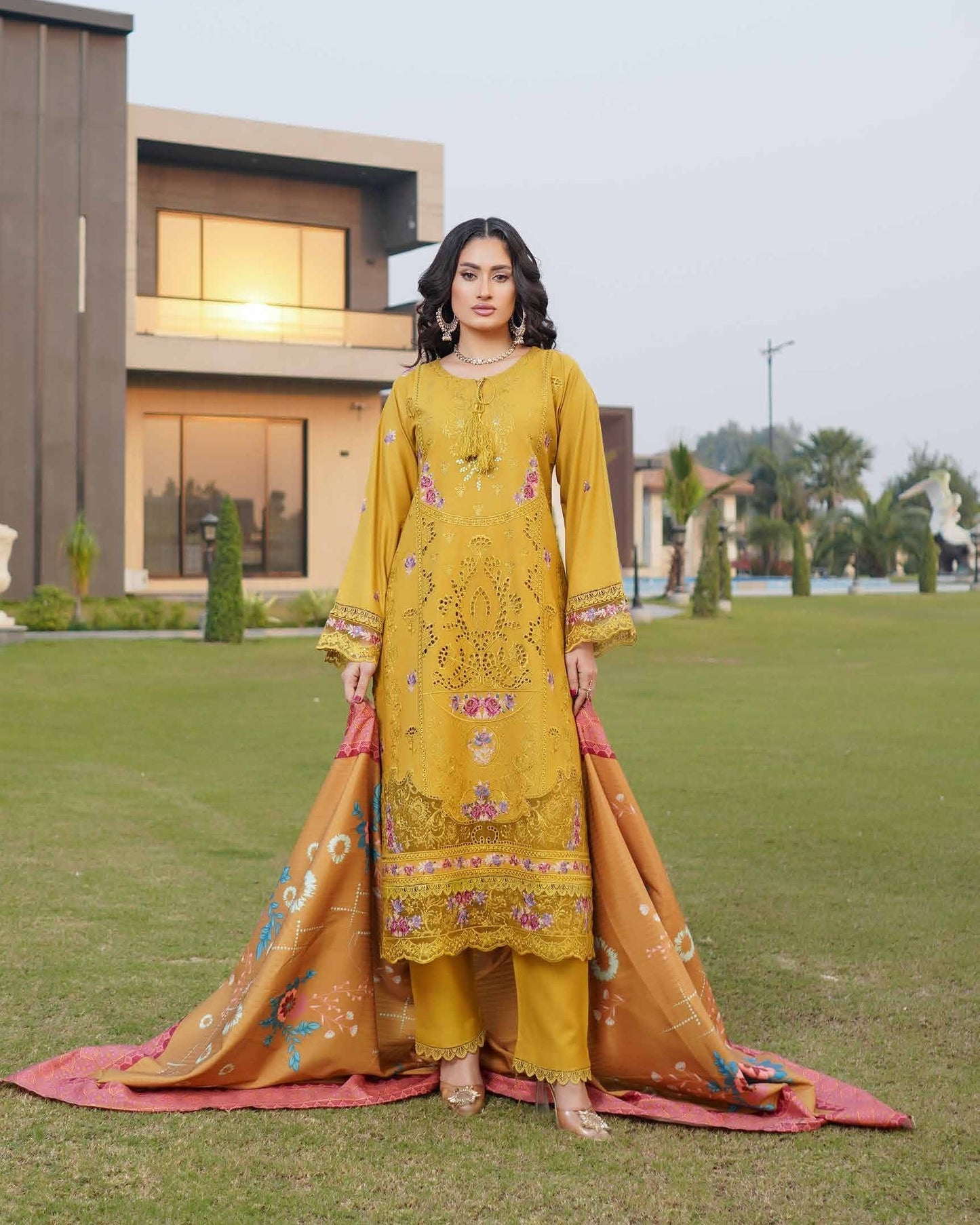 Noor-e-Munira Dhanak MSL 05 Mustard