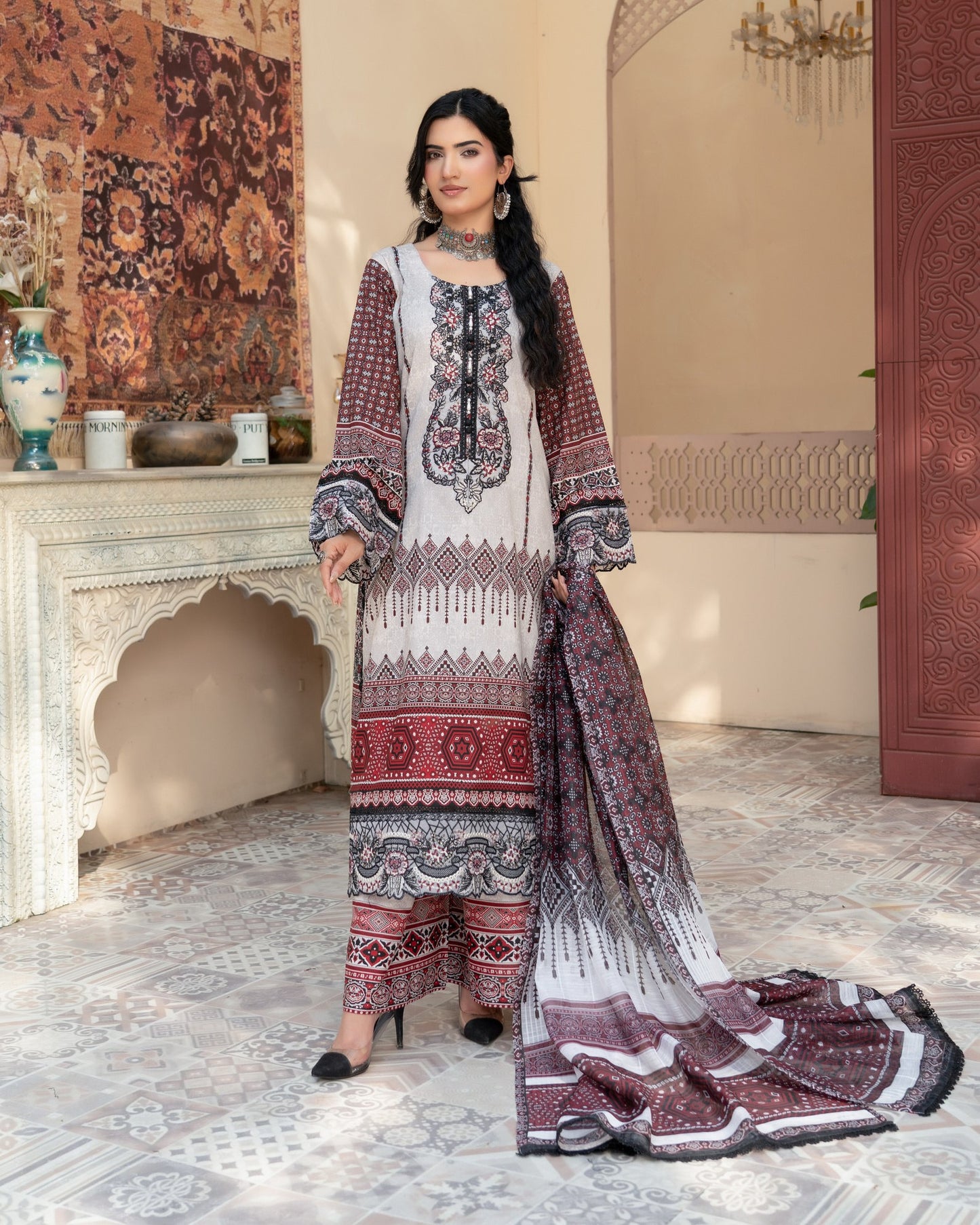 Munira Khwahish 03 White