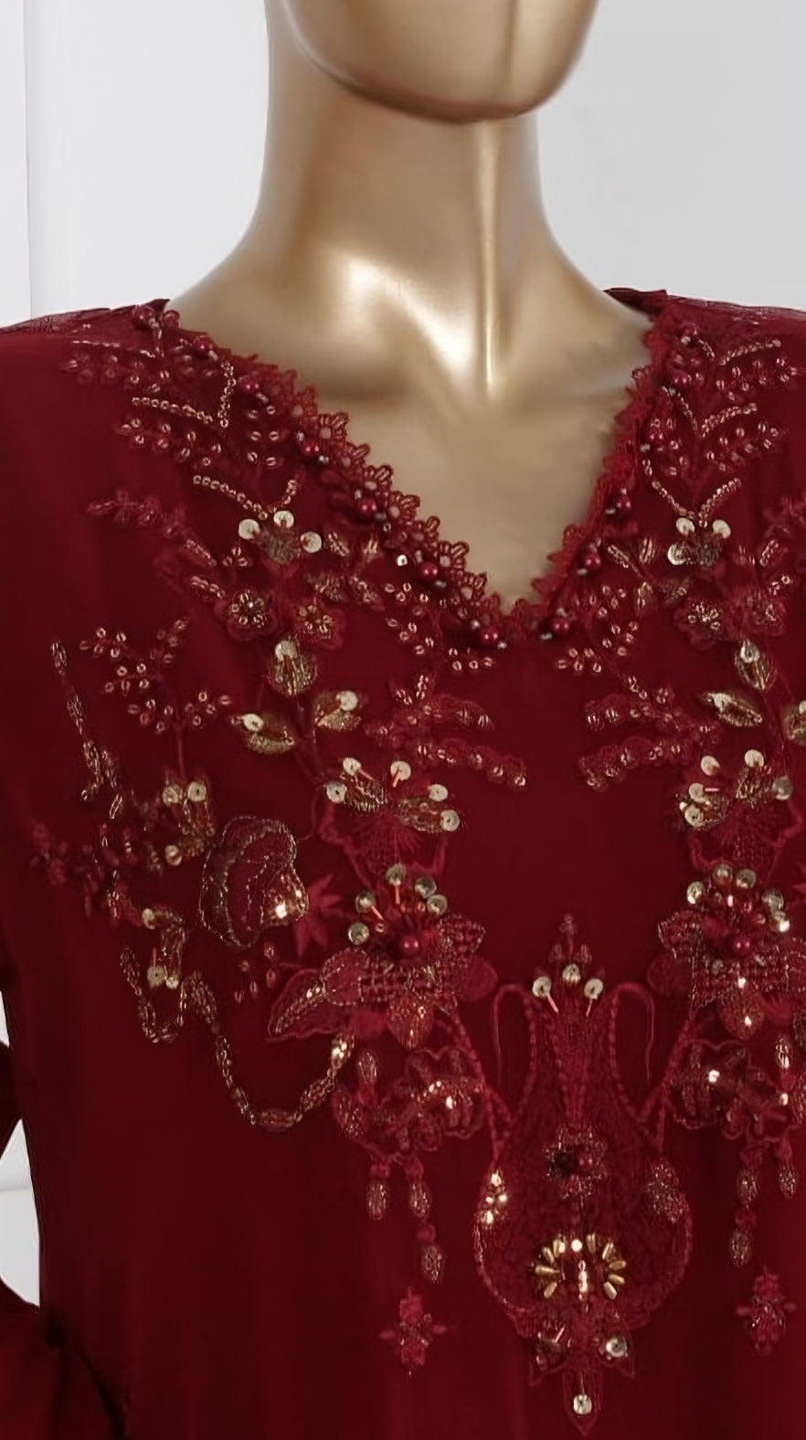 NPG Chiffon- 112 Mehroon