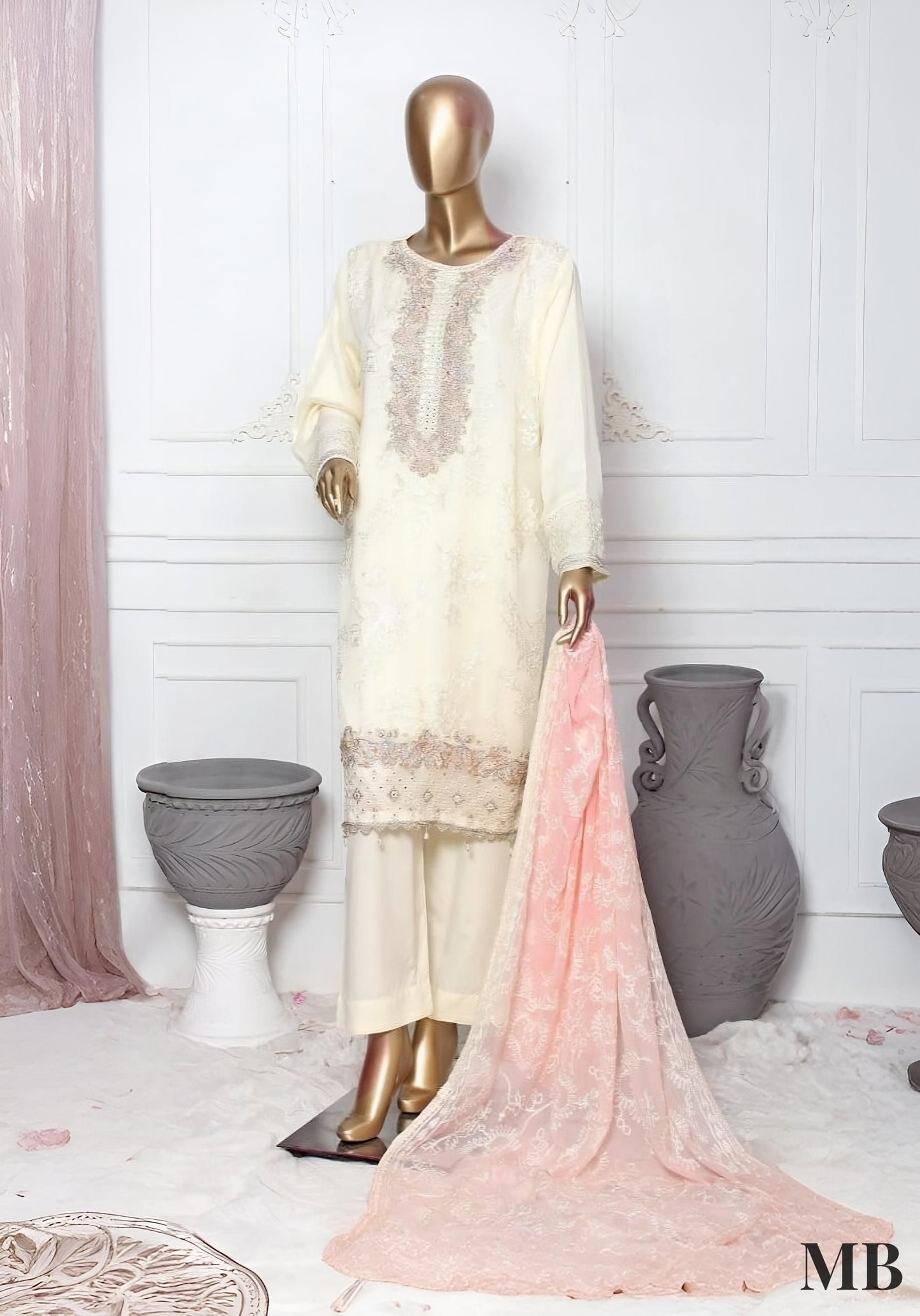 NPG Chiffon- 02 Off White