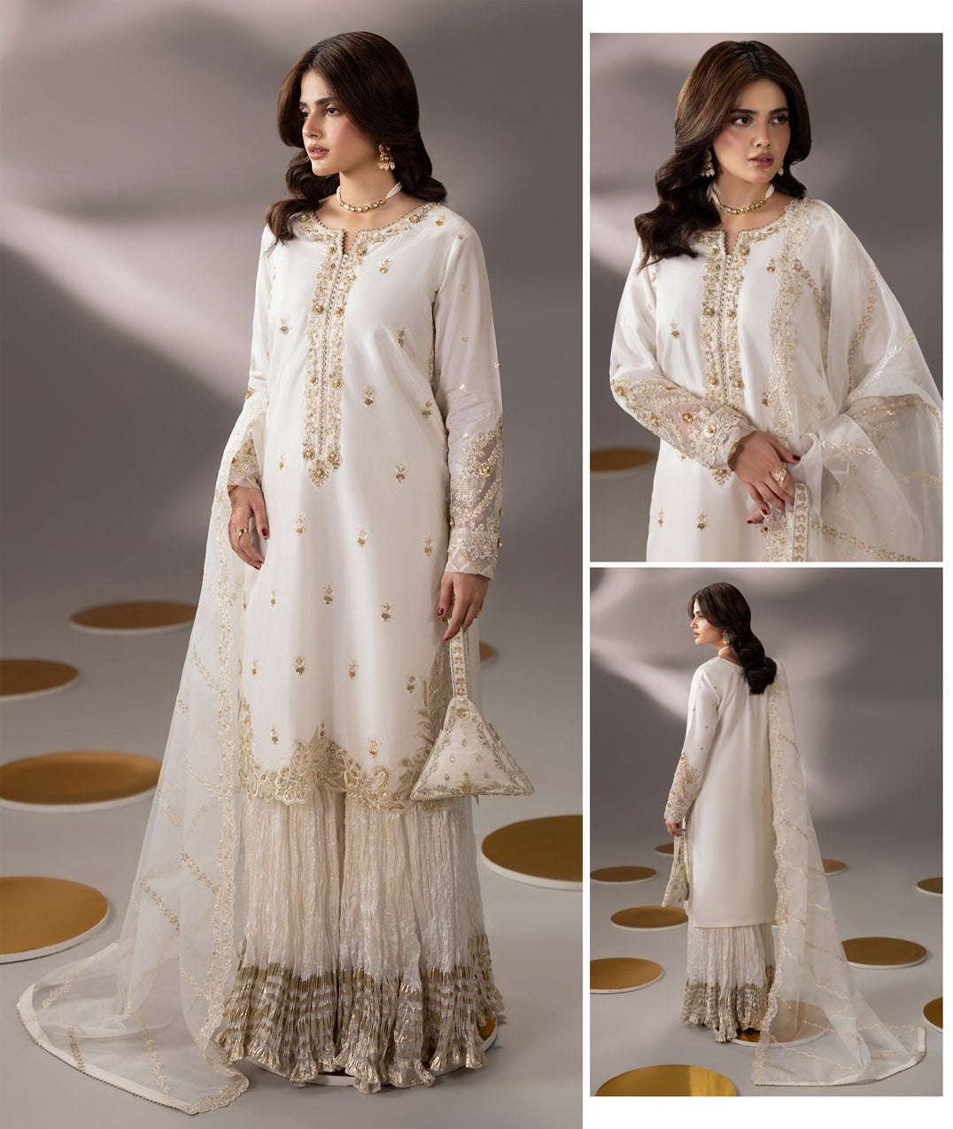 Zardozi Edit 3 ZR 2638 White