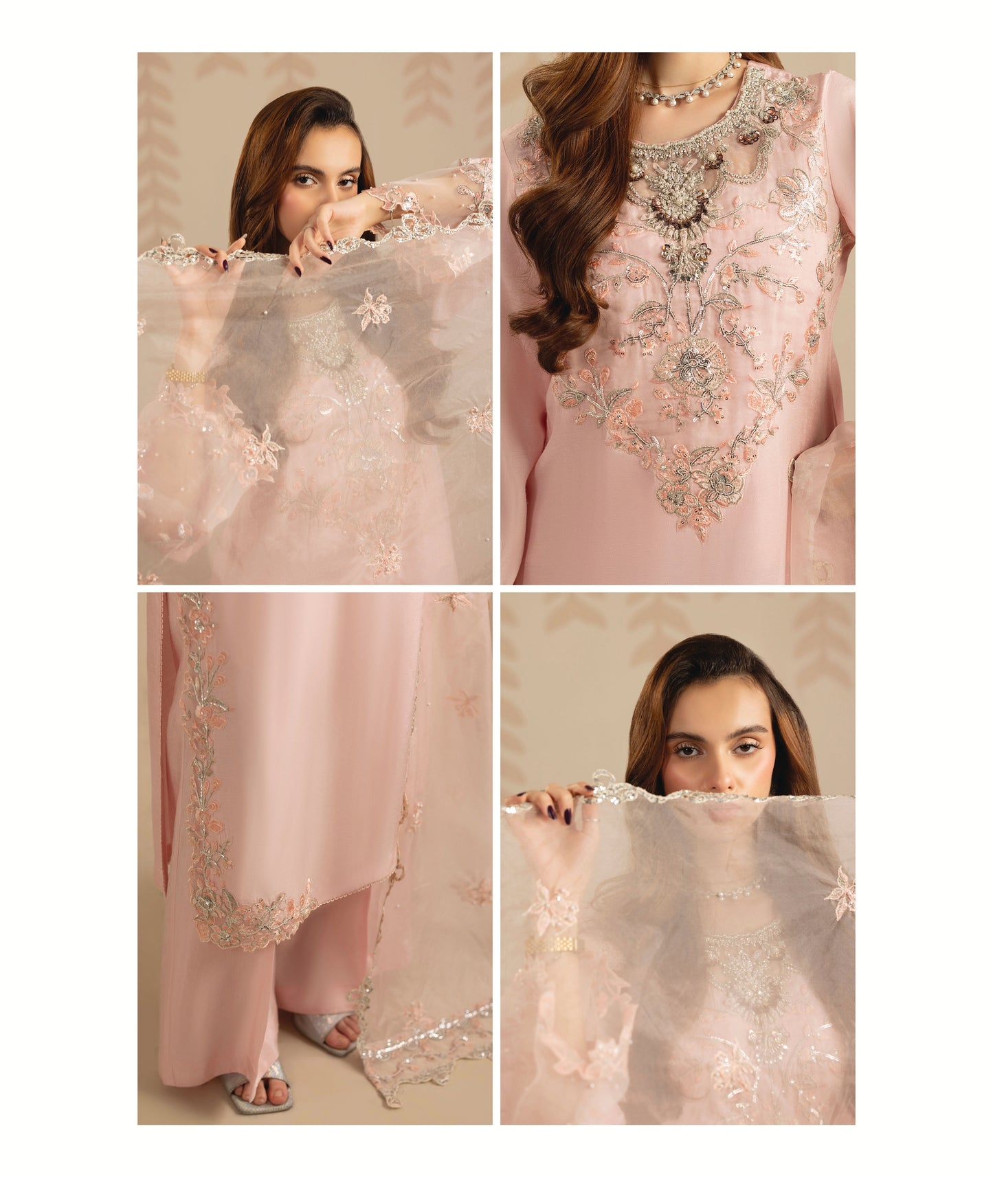 Zardozi ZR 2558 Rose Pink