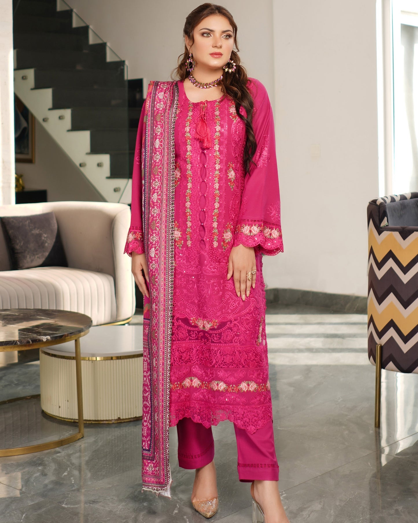 Munira Jasmine Dhanak MSL 01 Hot Pink