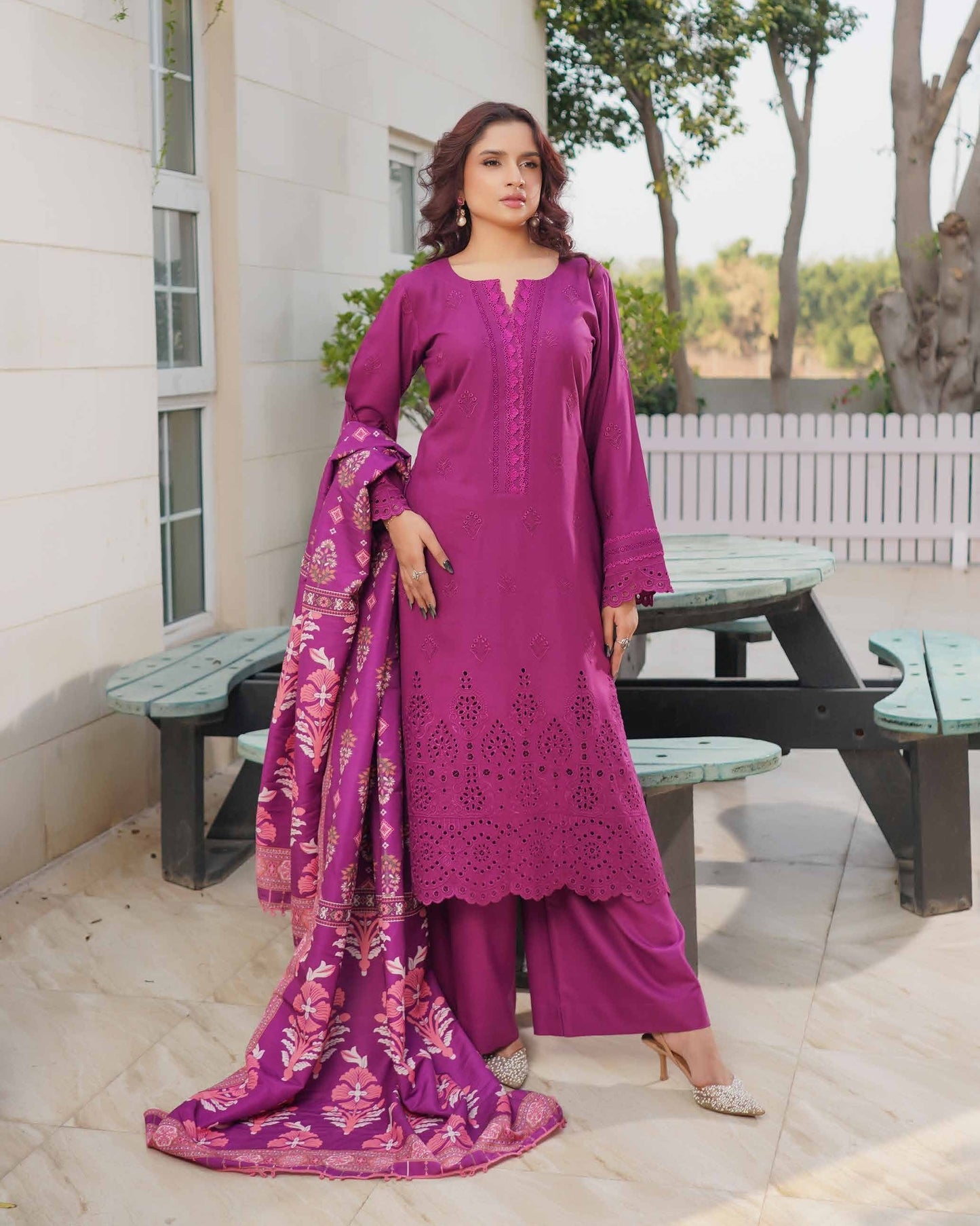 Munira Maan Dhanak MSL 03 Violet