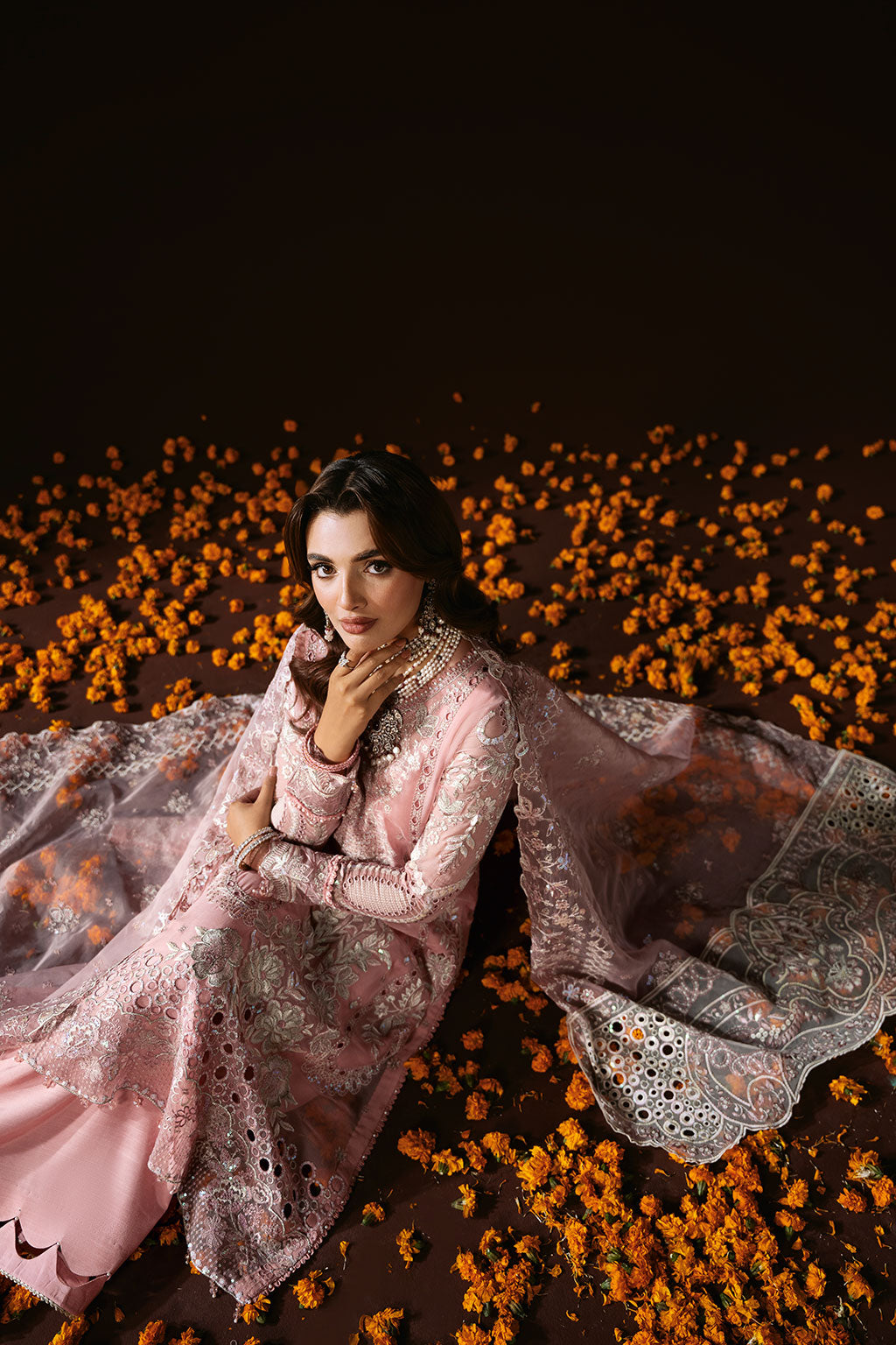 Dastak Luxury Chiffon Vol-02 Q-202 Rose