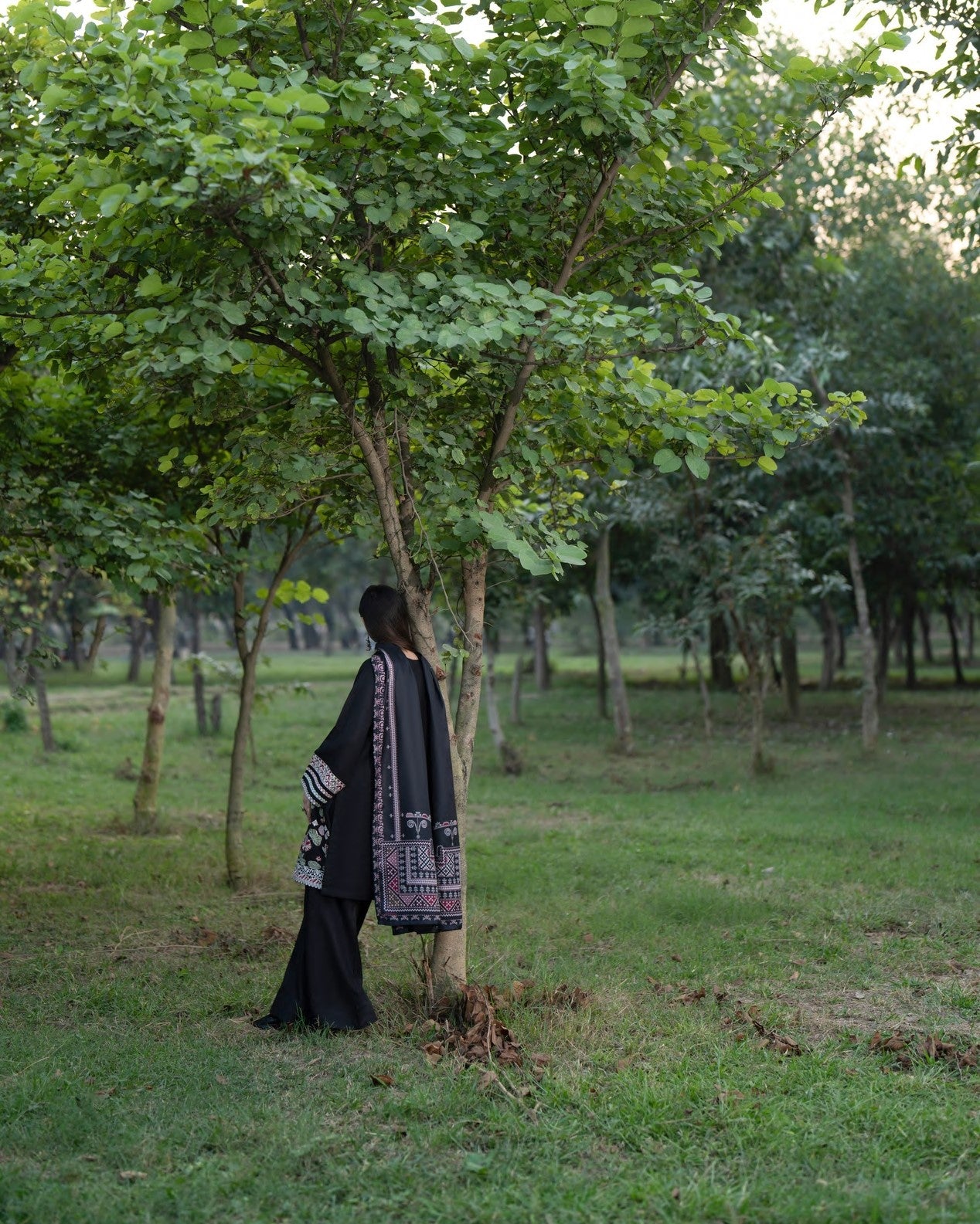 Warmth of November Dhanak Black