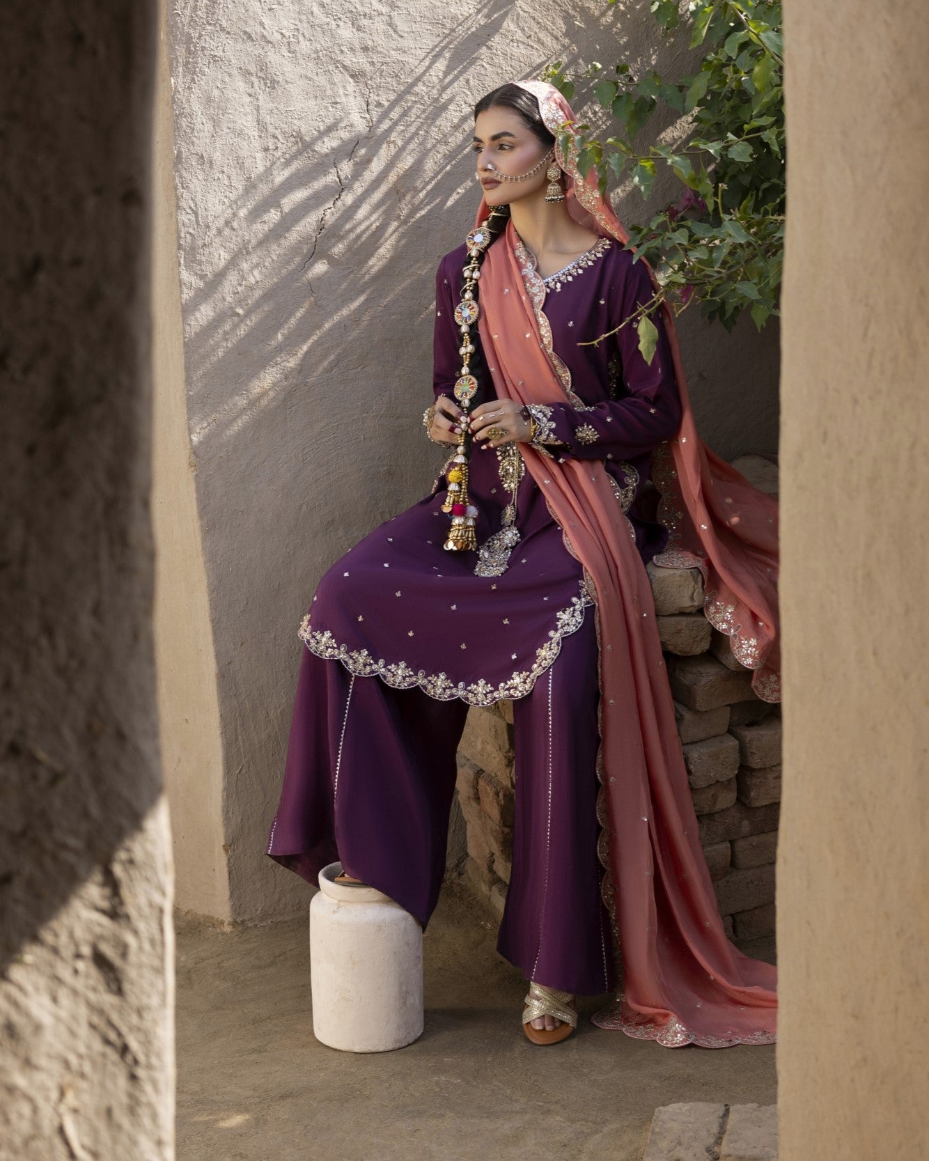 Heer Silk ZQ 2630 Purple