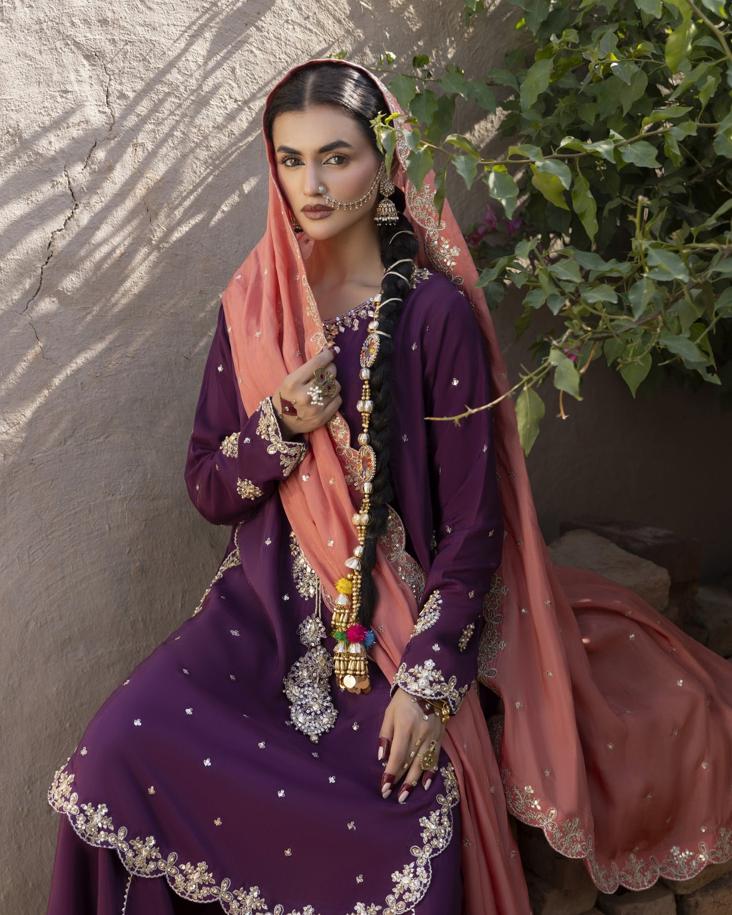 Heer Silk ZQ 2630 Purple