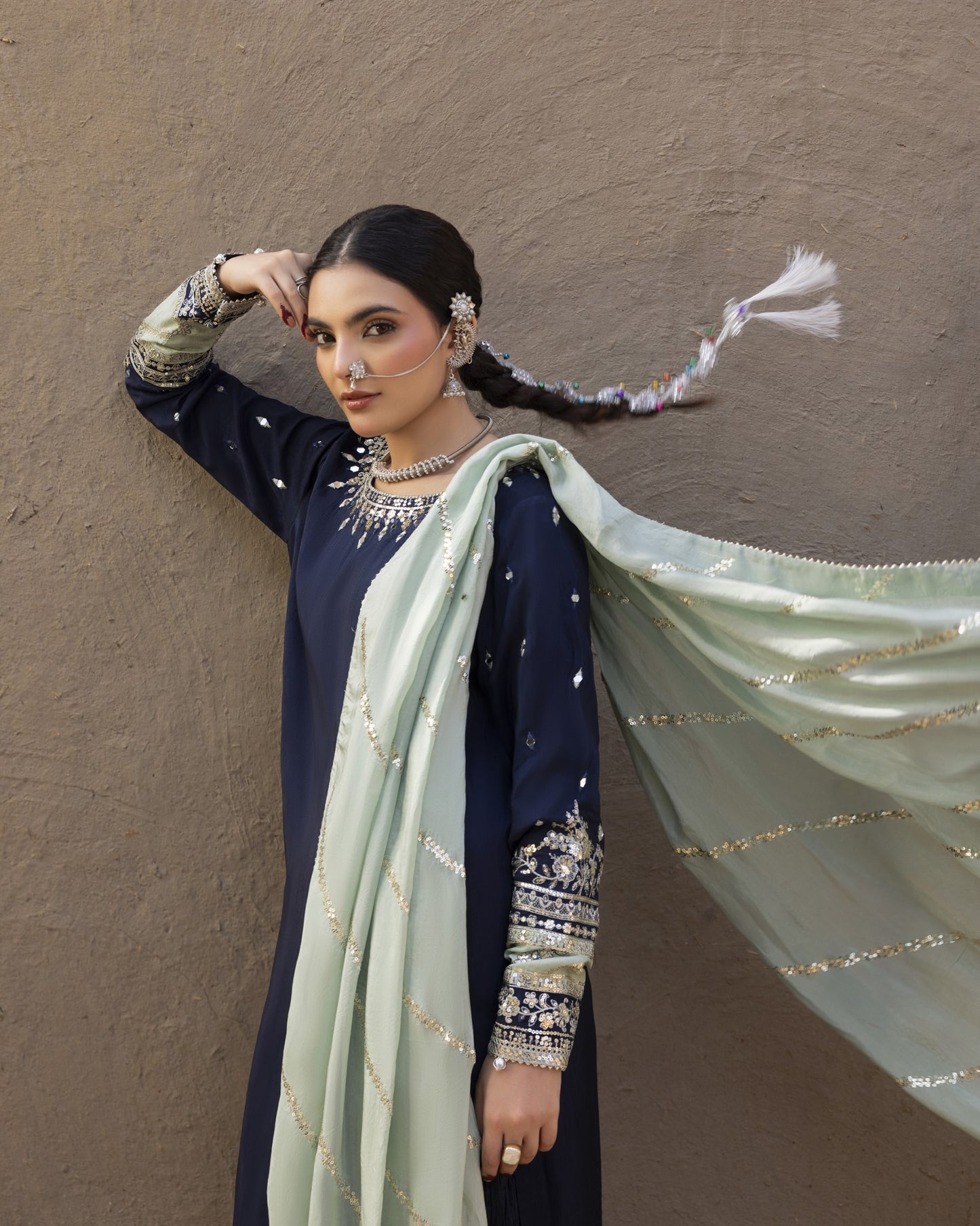 Heer Silk ZQ 2627 Blue