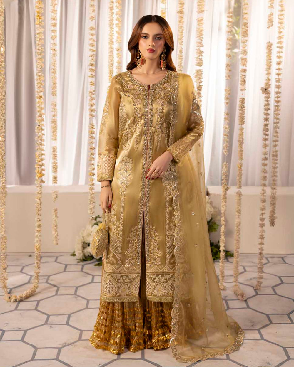 Zardozi Nikkah Edit 2573 Honey