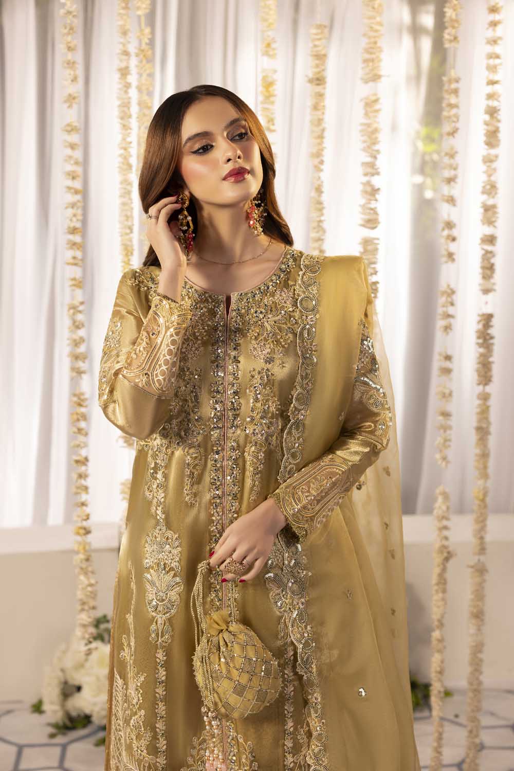 Zardozi Nikkah Edit 2573 Honey