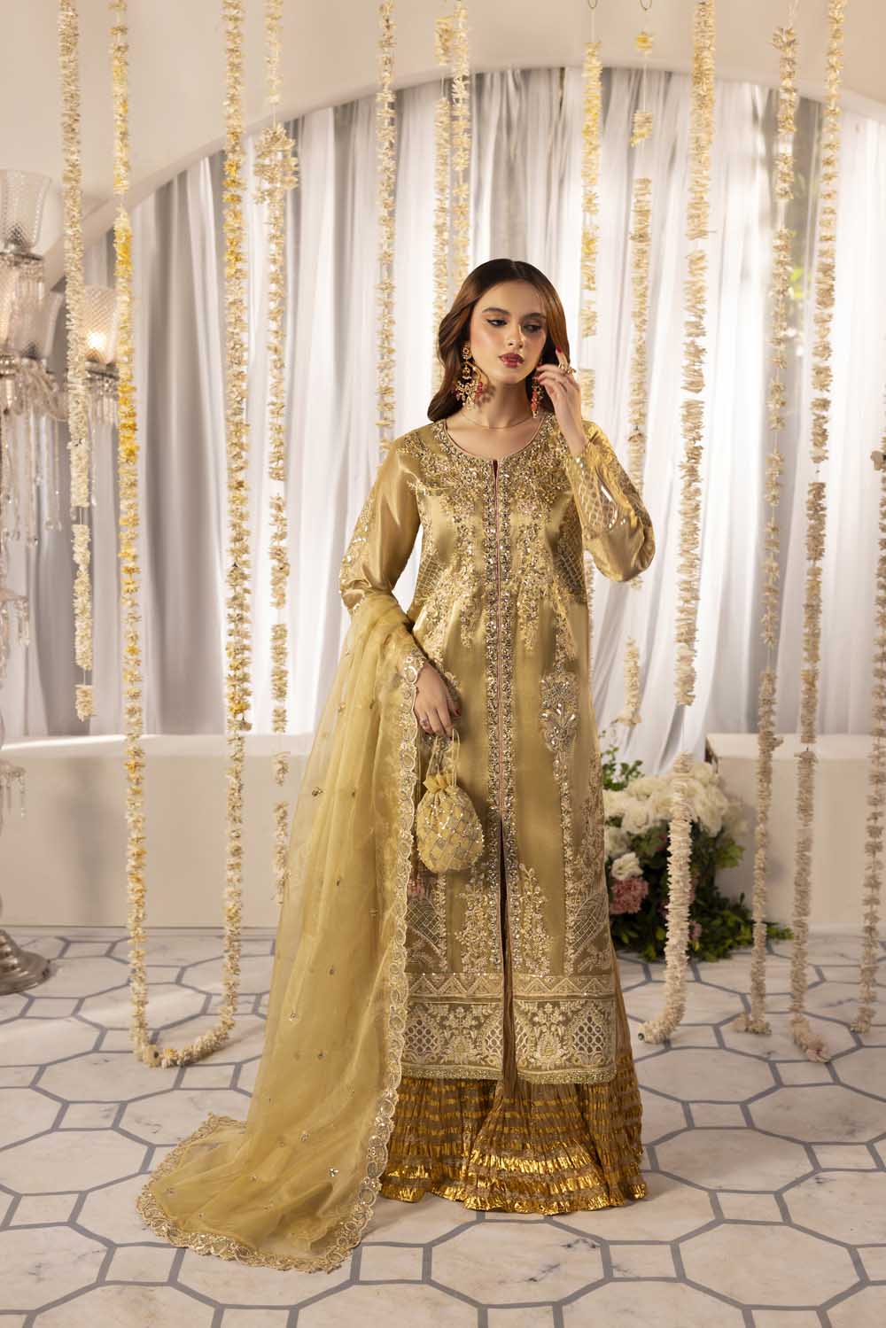 Zardozi Nikkah Edit 2573 Honey