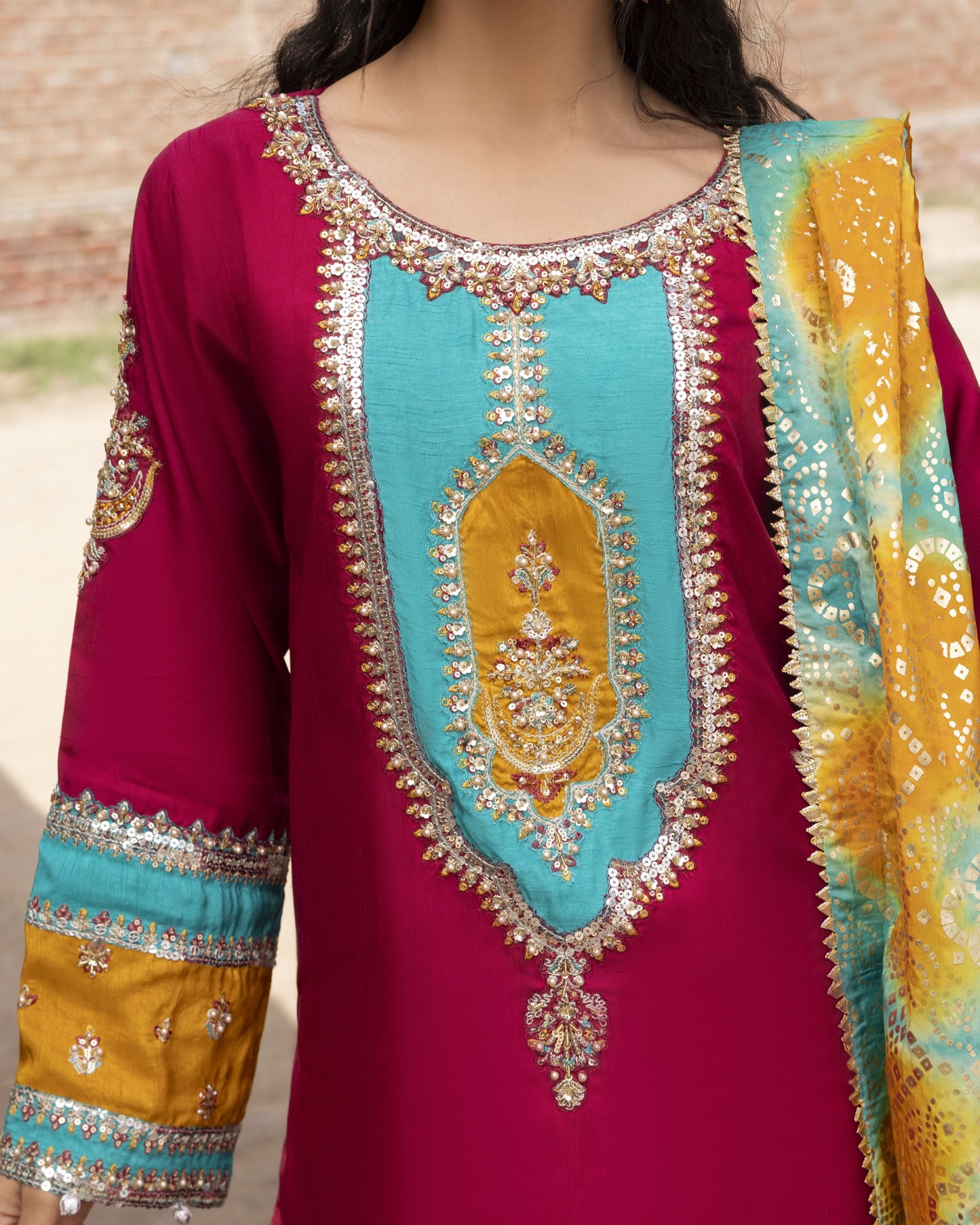 Heer Silk ZQ 2626 Sky Archi