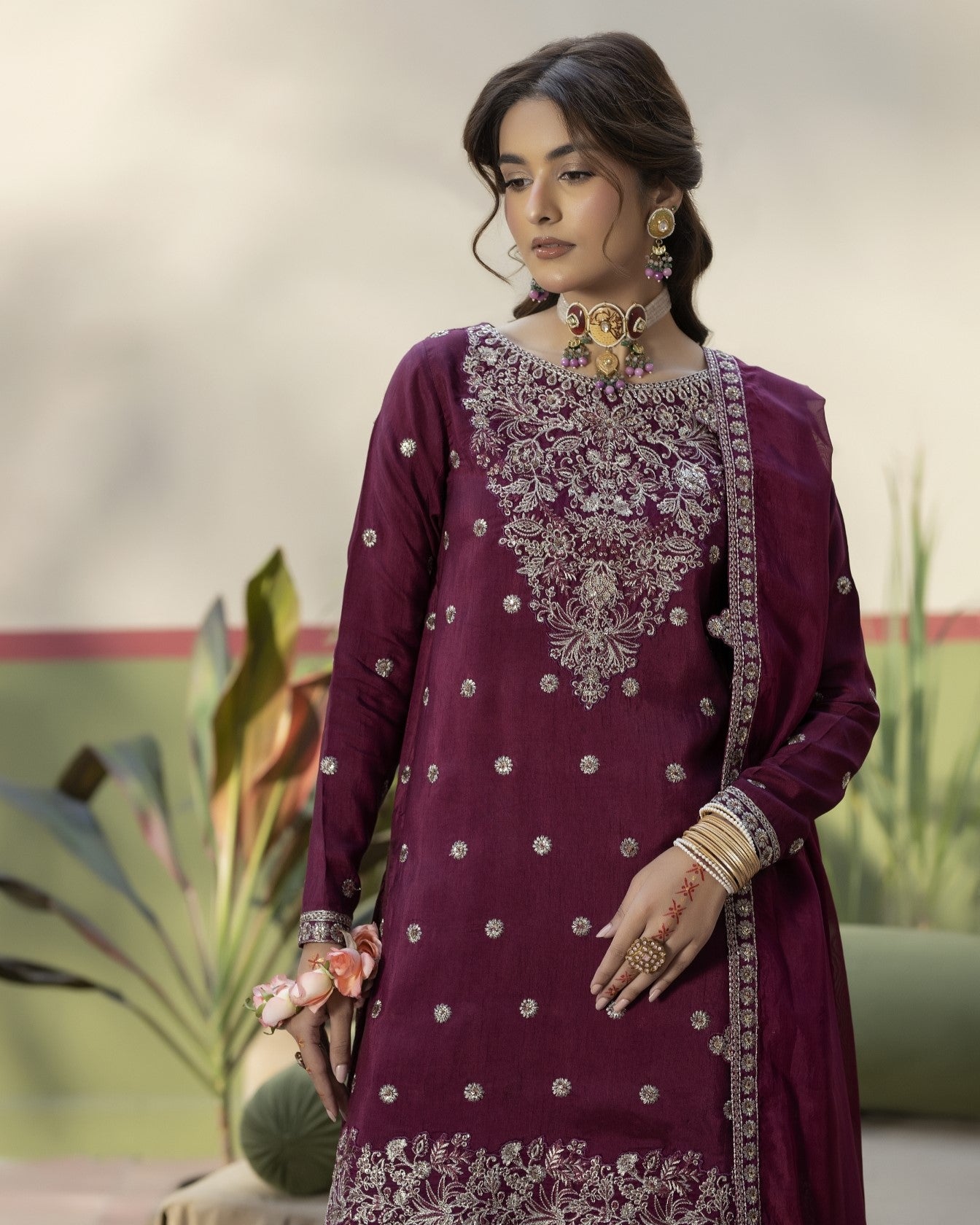 Mushq ZQ 25104 Wine Purple