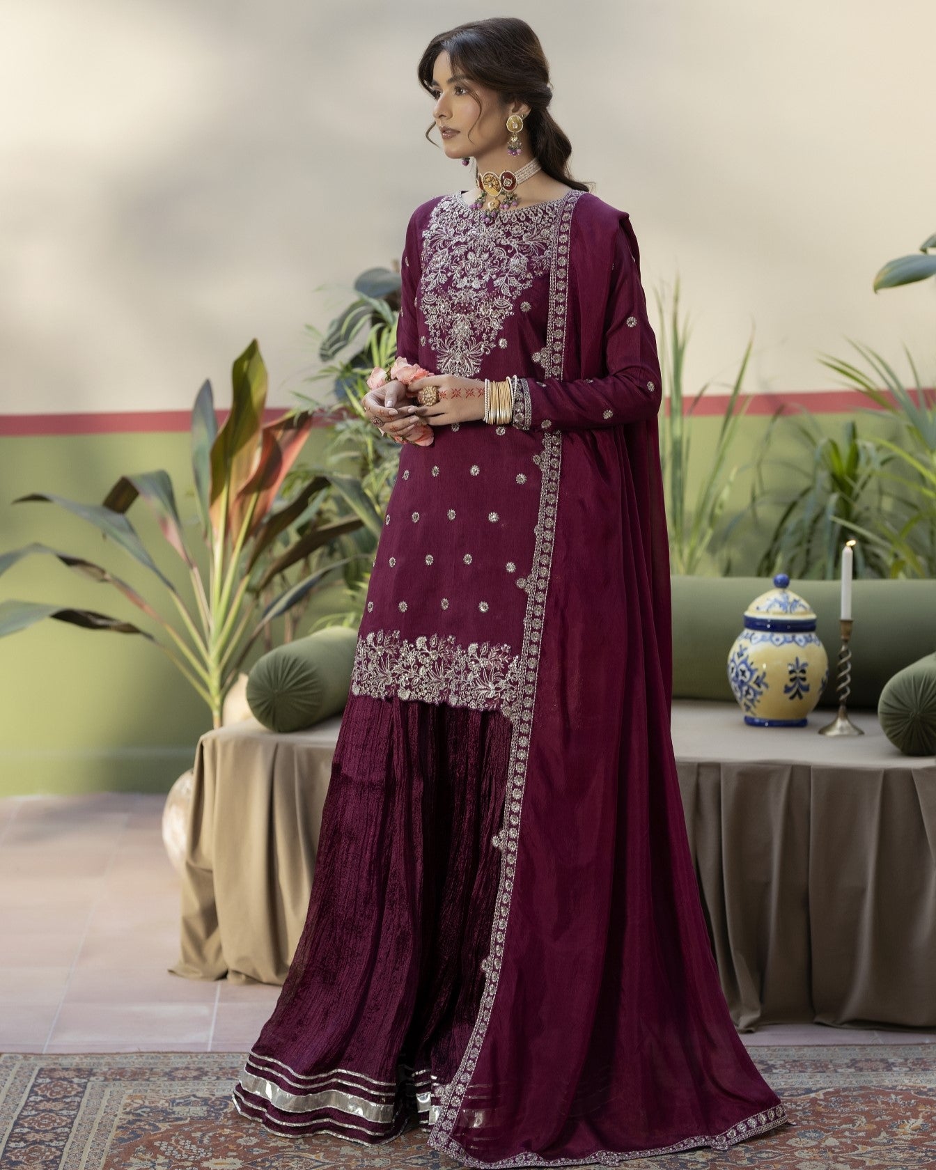 Mushq ZQ 25104 Wine Purple