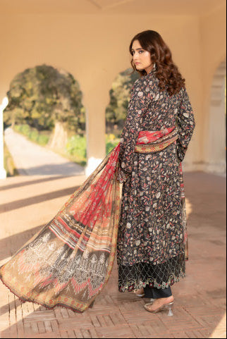 Munira Jhalak Lawn MSL 03 Black