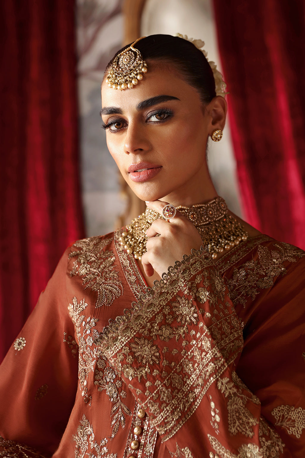 Shagna Chiffon Vol-1 S-02 Rust