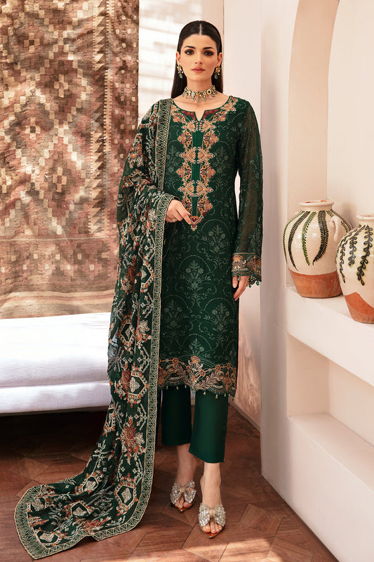 Kashish Chiffon Vol-2 K-207 Green