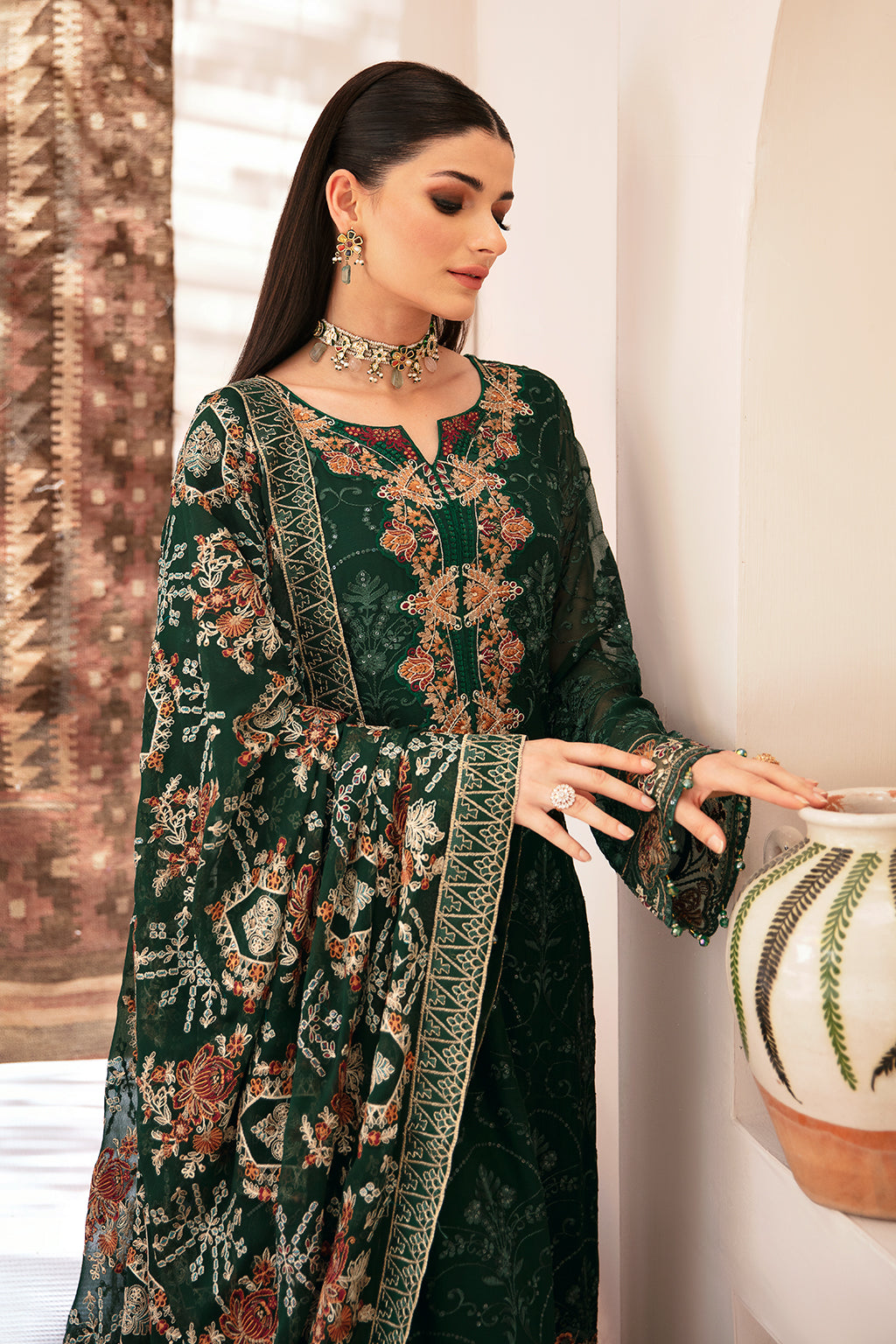 Kashish Chiffon Vol-2 K-207 Green