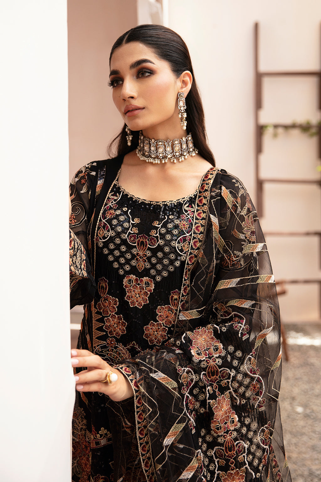 Kashish Chiffon Vol-2 K-205 Black