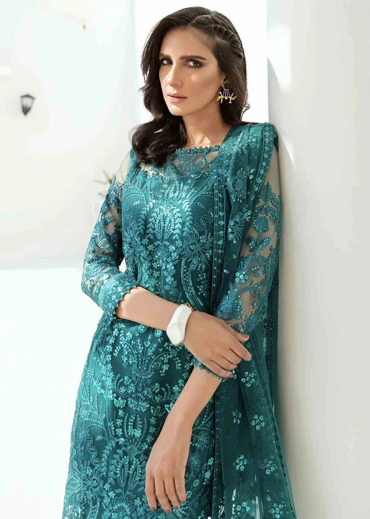 Embroidered Net UF-33 Green