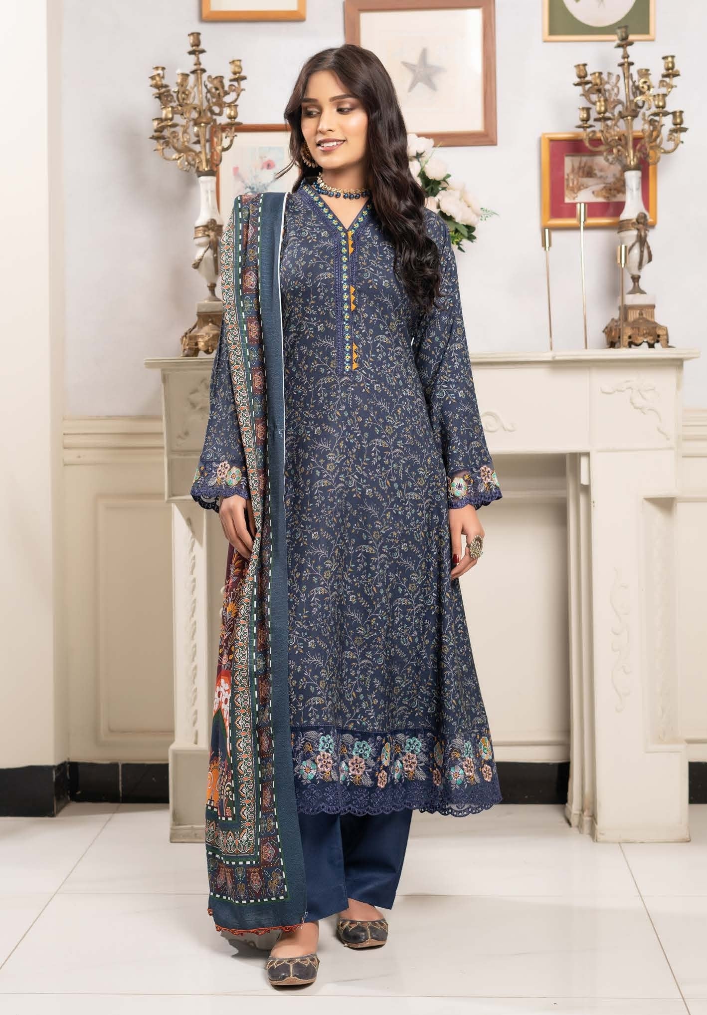 Munira Ghazal Dhanak MSL 05 Navy Blue